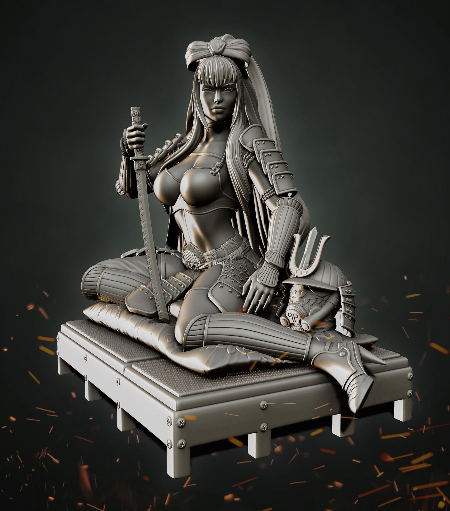 Stormtrooper Samurai Special Edition - STL 3D Print Files - 3D Printed Garage Kit ガレージキット Resin Model Scale Figure フィギュア