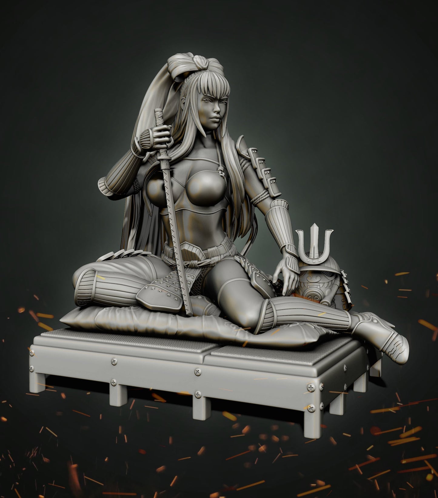 Stormtrooper Samurai Special Edition - STL 3D Print Files - 3D Printed Garage Kit ガレージキット Resin Model Scale Figure フィギュア