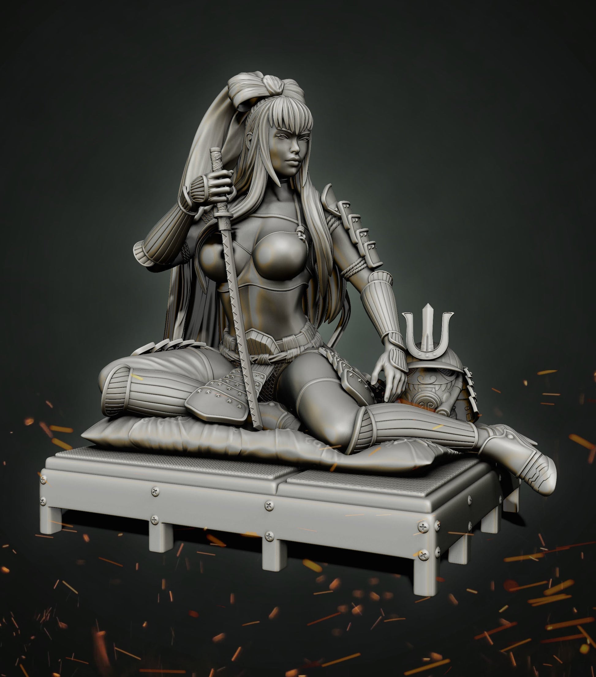 Stormtrooper Samurai Special Edition - STL 3D Print Files - 3D Printed Garage Kit ガレージキット Resin Model Scale Figure フィギュア