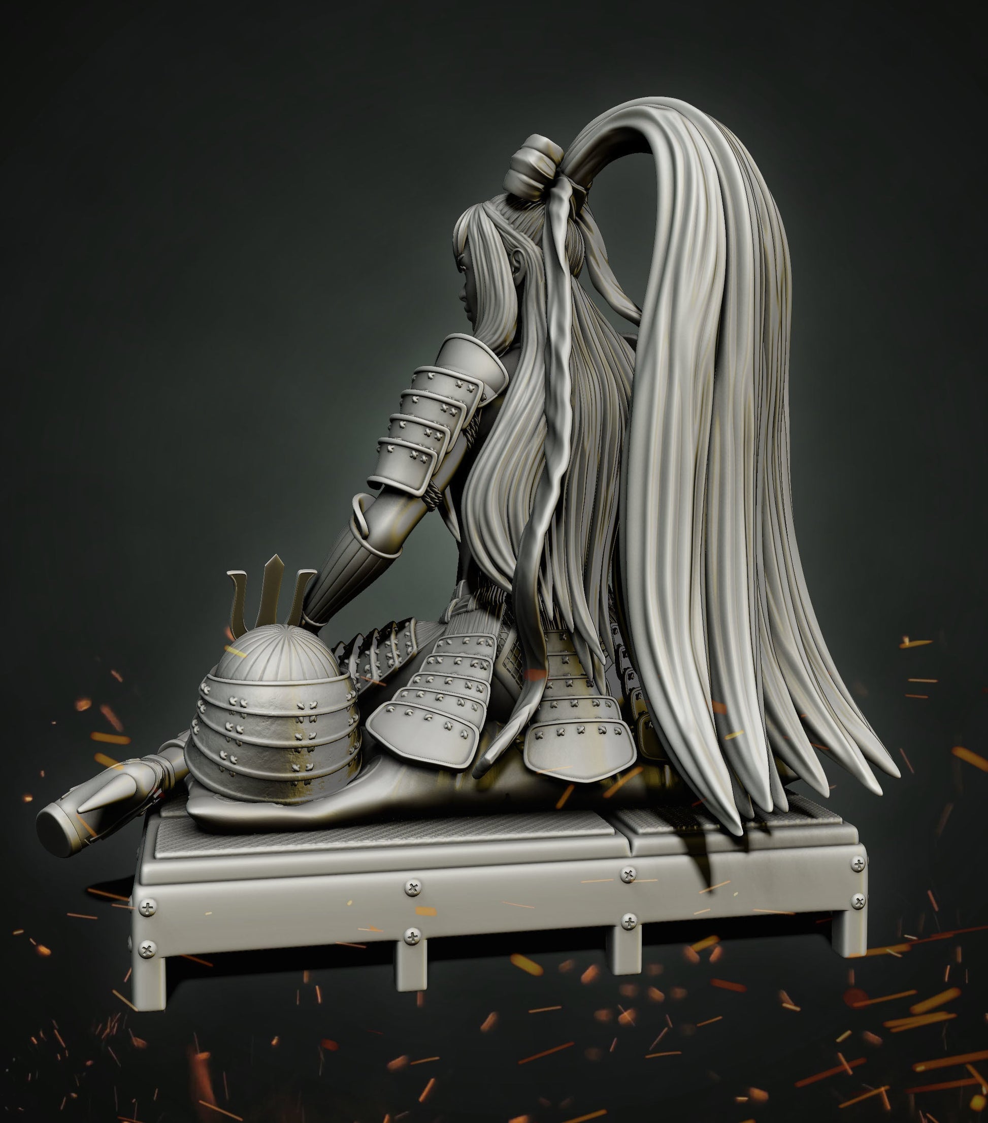 Stormtrooper Samurai Special Edition - STL 3D Print Files - 3D Printed Garage Kit ガレージキット Resin Model Scale Figure フィギュア