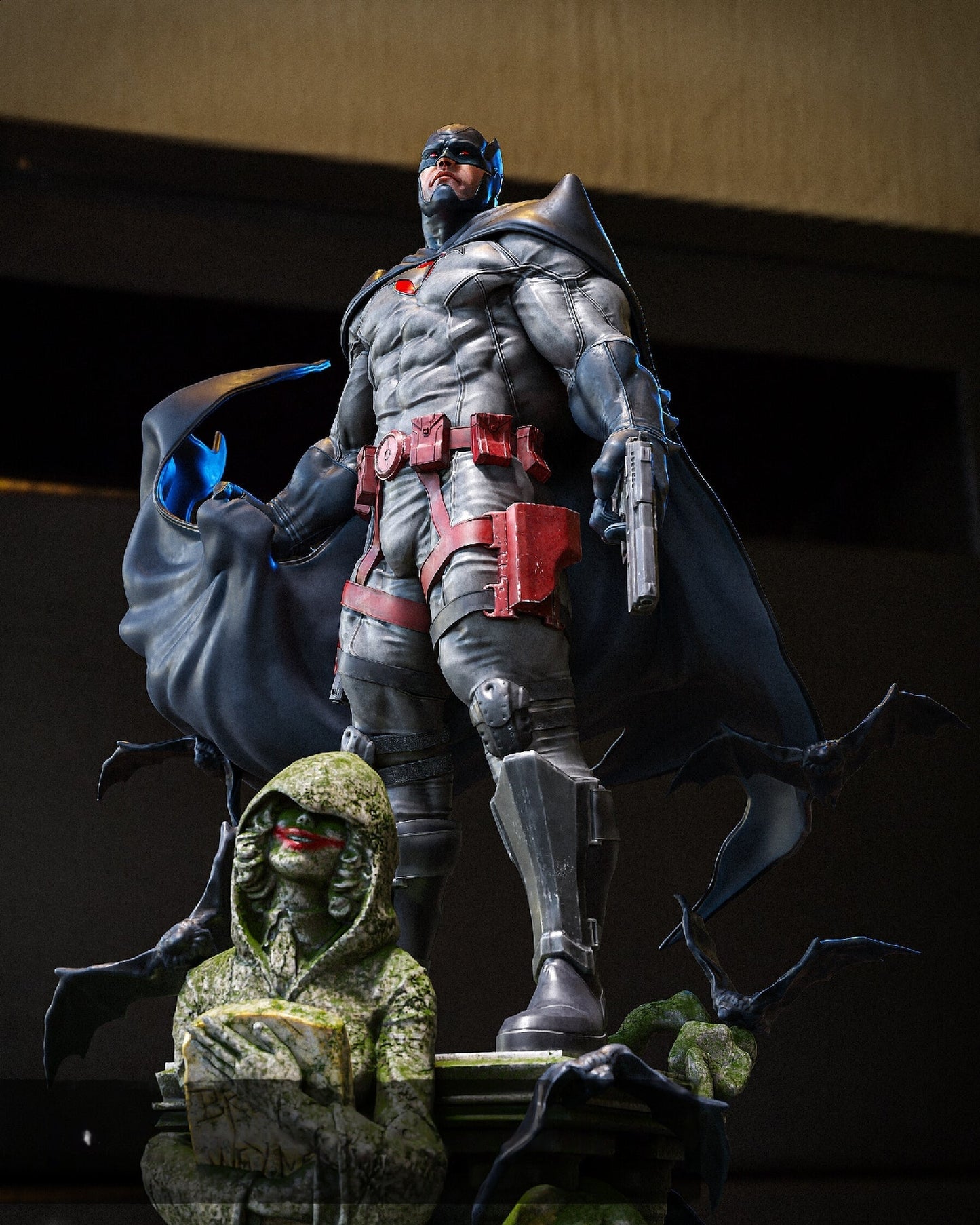 1275 Batman Thomas Wayne - STL 3D Print Files - 3D Printed Garage Kit ガレージキット Resin Model Scale Figure フィギュア