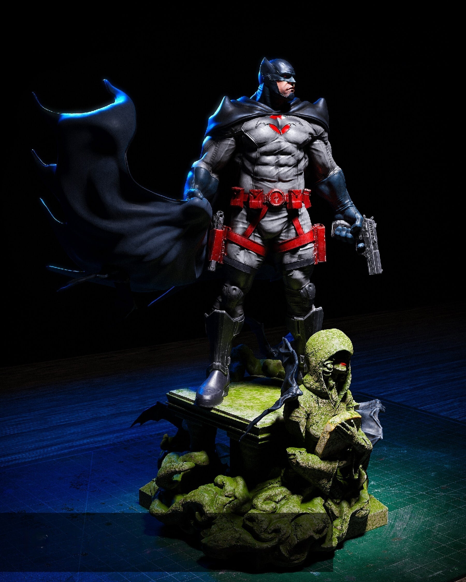 1275 Batman Thomas Wayne - STL 3D Print Files - 3D Printed Garage Kit ガレージキット Resin Model Scale Figure フィギュア