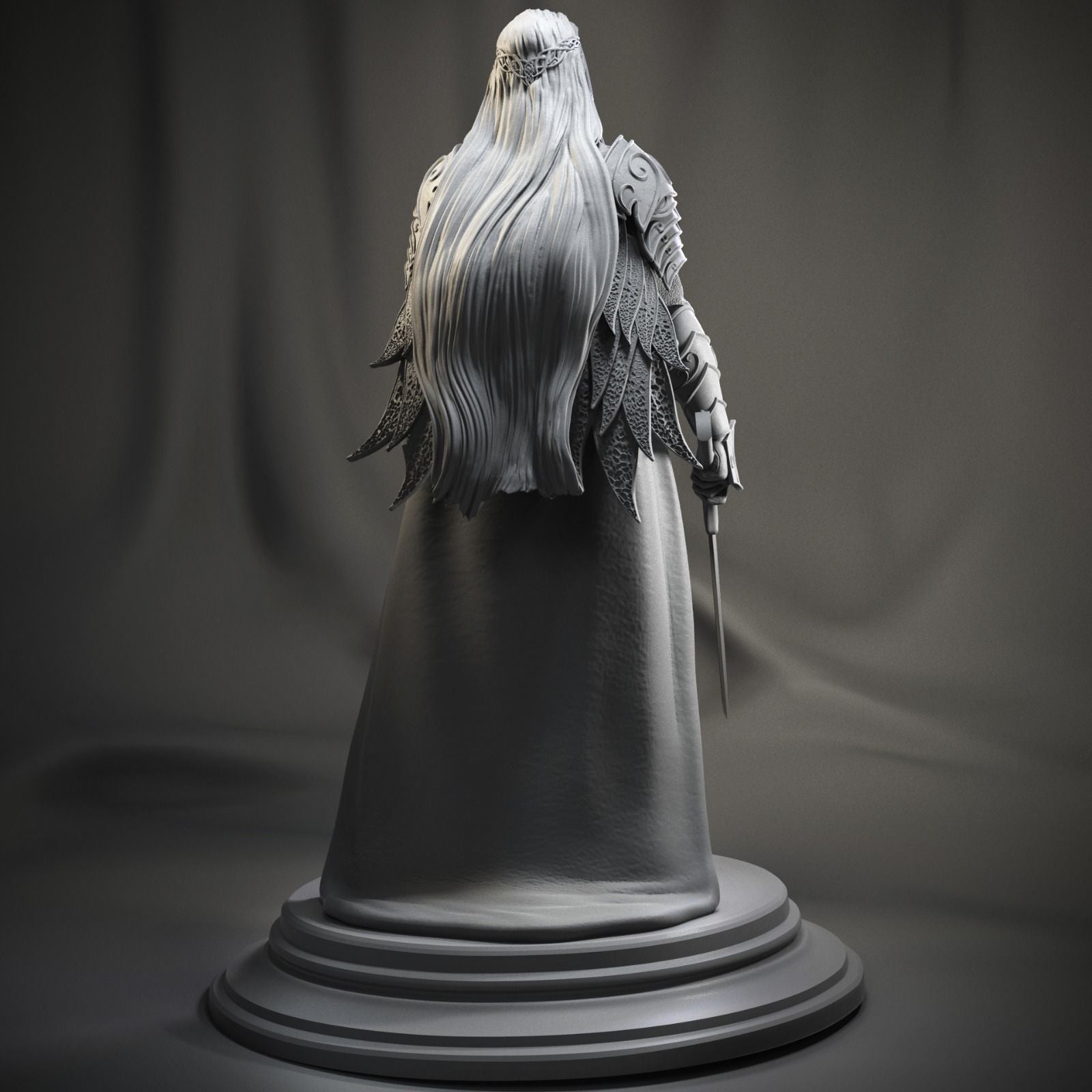 Thranduil - The Lord Of The Rings - STL 3D Print Files - 3D Printed Garage Kit ガレージキット Resin Model Scale Figure フィギュア