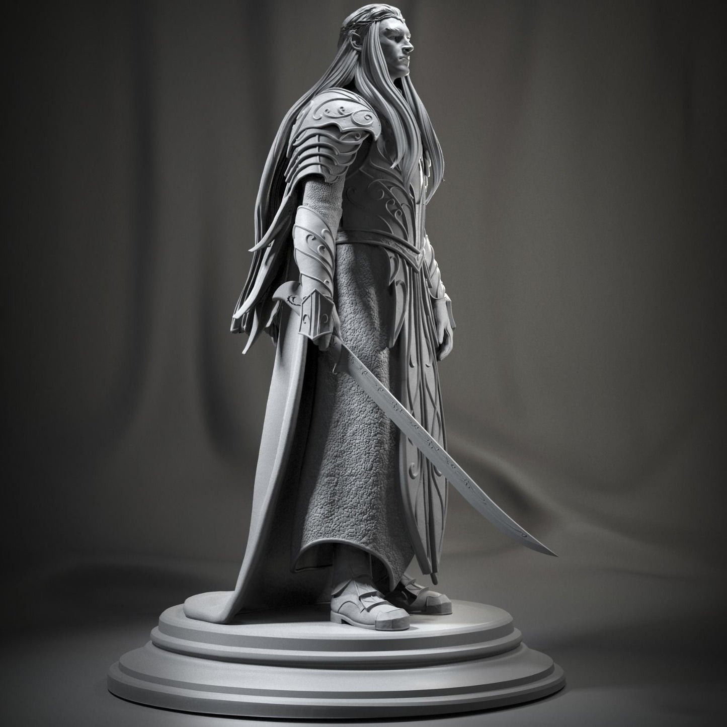 Thranduil - The Lord Of The Rings - STL 3D Print Files - 3D Printed Garage Kit ガレージキット Resin Model Scale Figure フィギュア