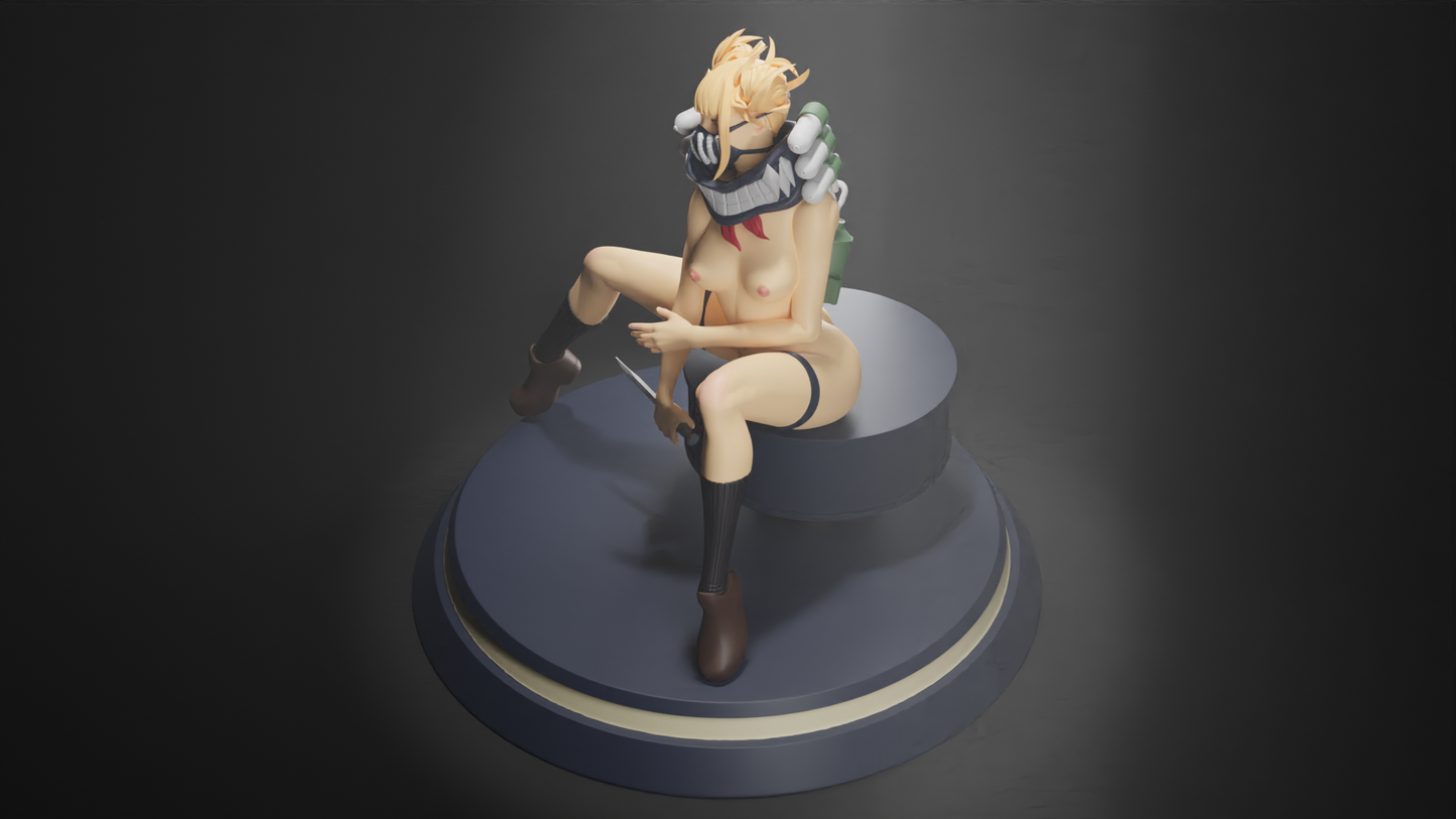 Himiko Toga Special Edition - My Hero Academia - STL 3D Print Files - 3D Printed Garage Kit ガレージキット Resin Model Scale Figure フィギュア