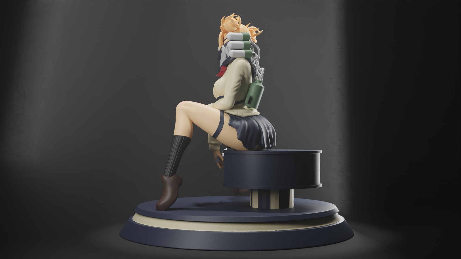 Himiko Toga Special Edition - My Hero Academia - STL 3D Print Files - 3D Printed Garage Kit ガレージキット Resin Model Scale Figure フィギュア