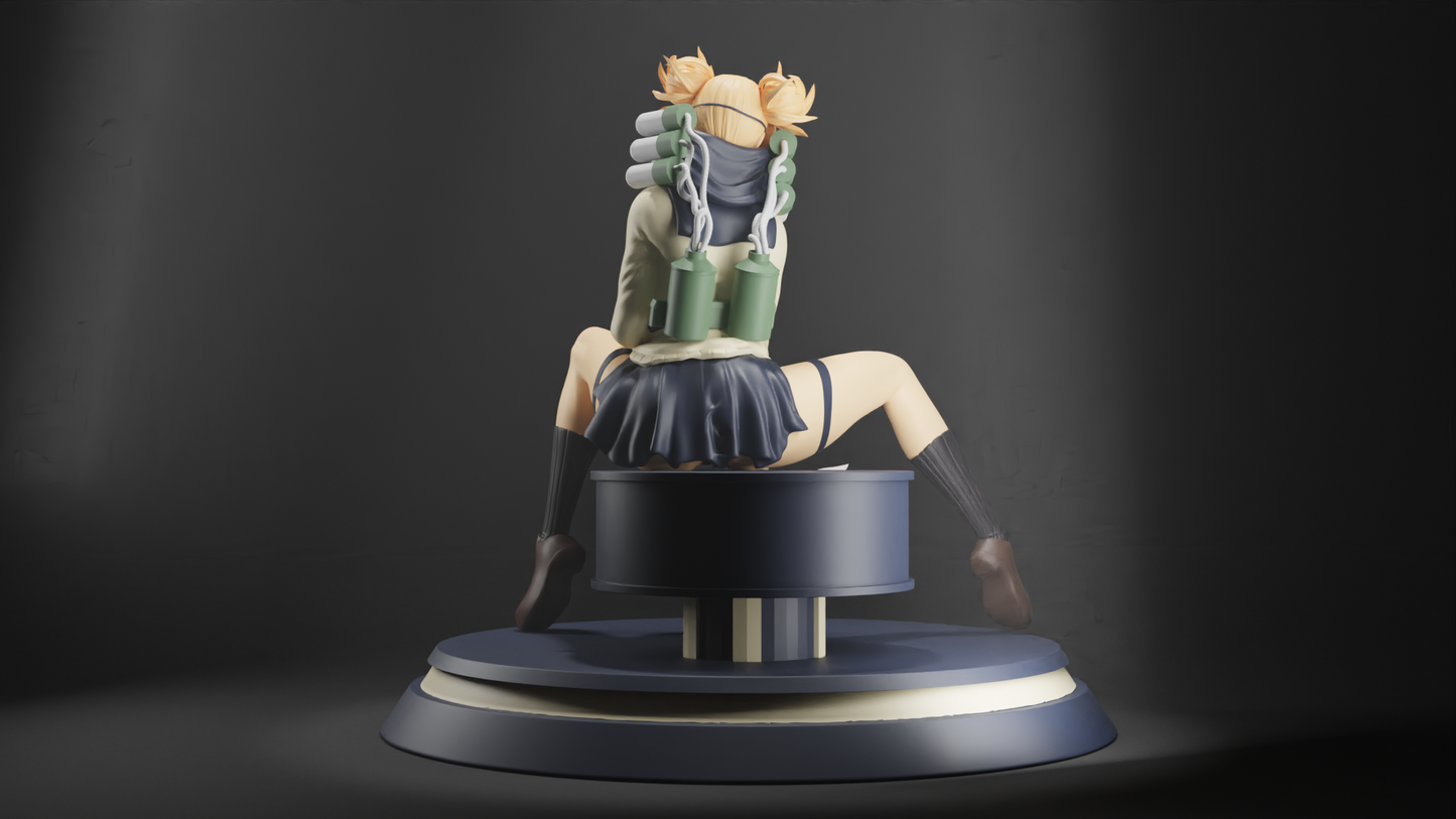 Himiko Toga Special Edition - My Hero Academia - STL 3D Print Files - 3D Printed Garage Kit ガレージキット Resin Model Scale Figure フィギュア