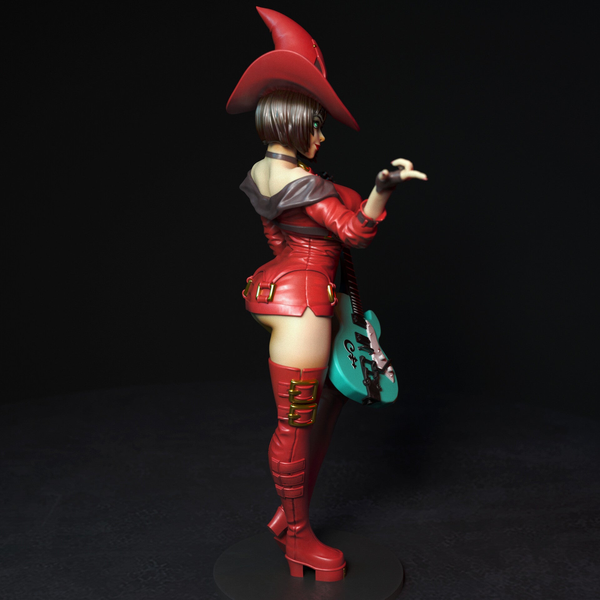 I-No Special Edition - Guilty Gear - STL 3D Print Files - 3D Printed Garage Kit ガレージキット Resin Model Scale Figure フィギュア