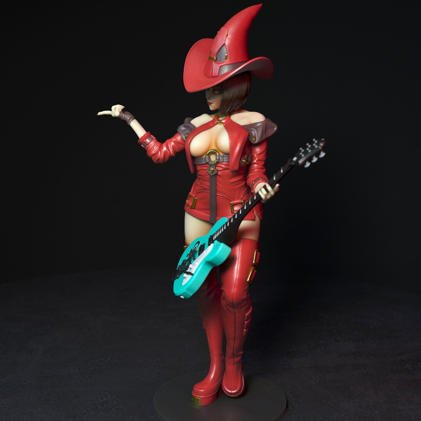 I-No Special Edition - Guilty Gear - STL 3D Print Files - 3D Printed Garage Kit ガレージキット Resin Model Scale Figure フィギュア