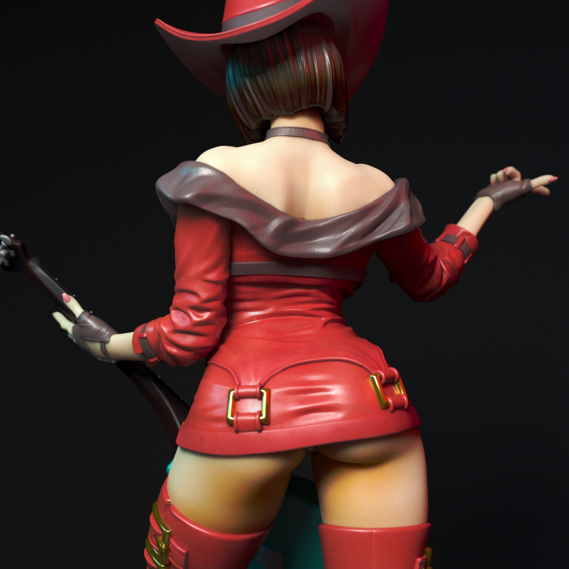 I-No Special Edition - Guilty Gear - STL 3D Print Files - 3D Printed Garage Kit ガレージキット Resin Model Scale Figure フィギュア