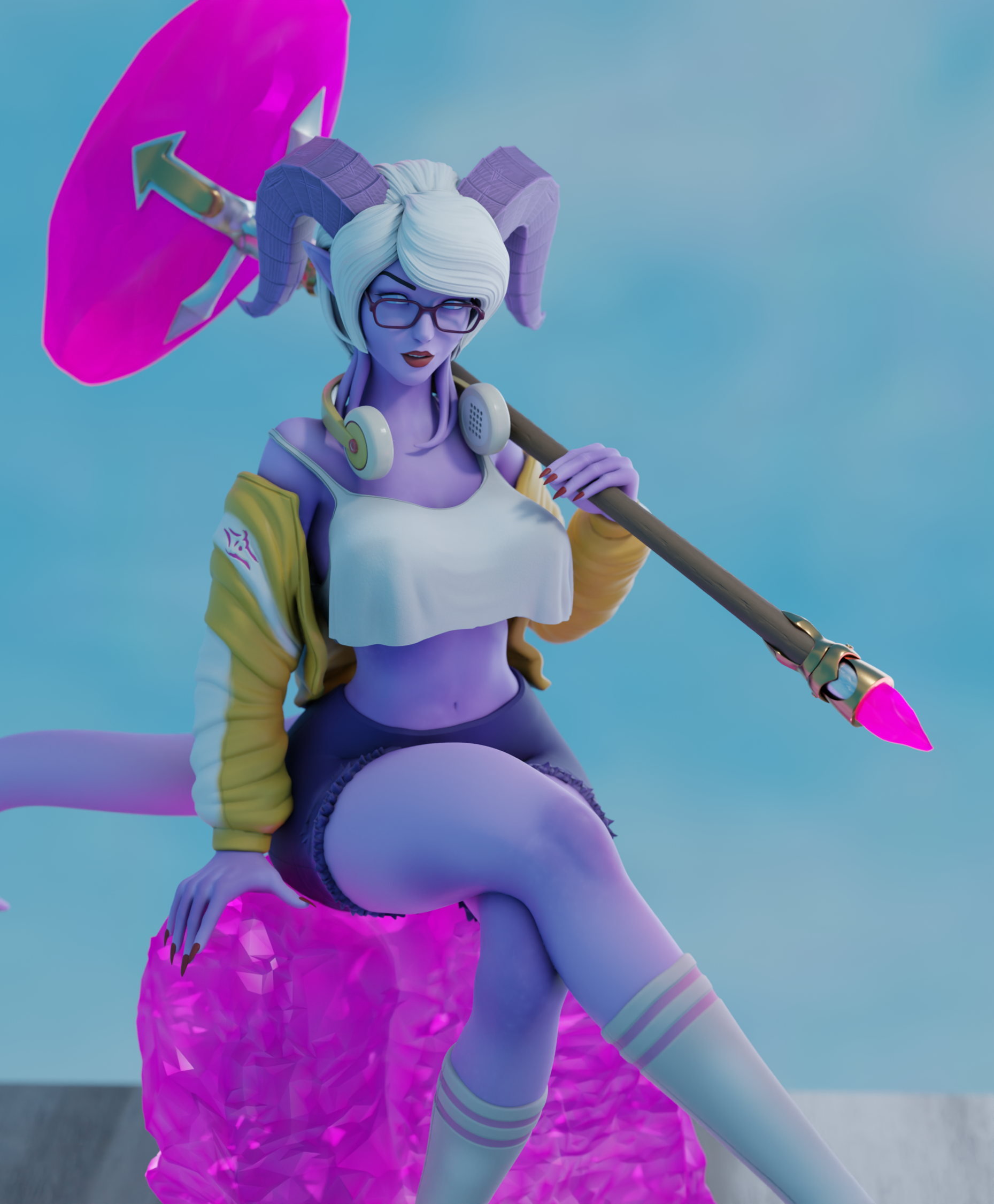 Yrel Special Edition - World of Warcraft - STL 3D Print Files - 3D Printed Garage Kit ガレージキット Resin Model Scale Figure フィギュア