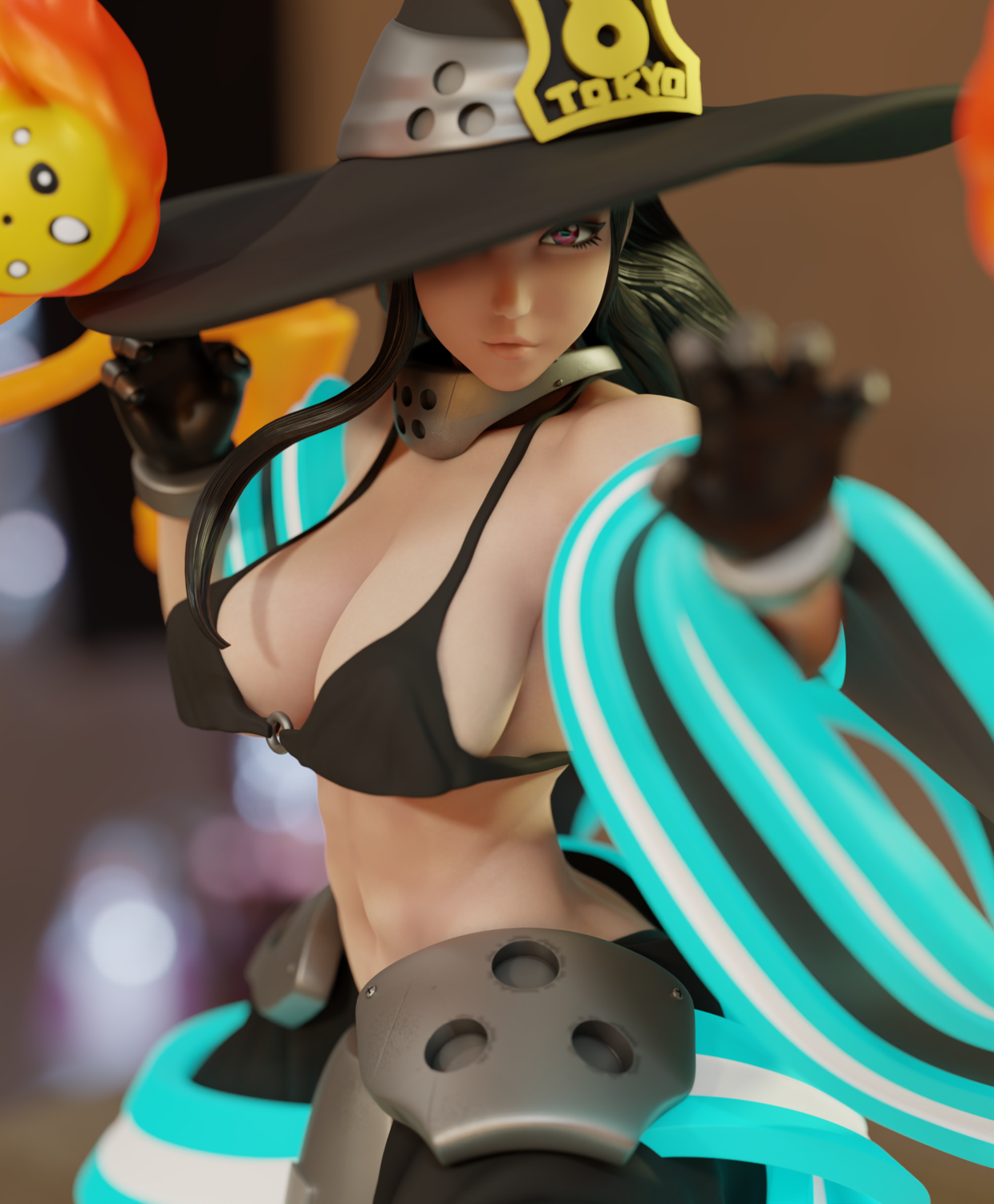 Maki Oze Special Edition - Fire Force - STL 3D Print Files - 3D Printed Garage Kit ガレージキット Resin Model Scale Figure フィギュア