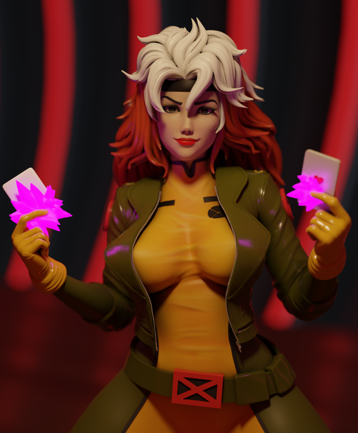1425 Rogue 90 Special Edition - X-men - STL 3D Print Files - 3D Printed Garage Kit ガレージキット Resin Model Scale Figure フィギュア