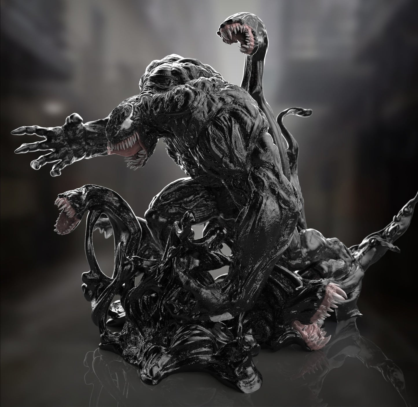 Venom - Marvel Comics 1/8 Scale - 3D Printed Garage Kit ガレージキット Resin Model Scale Figure フィギュア