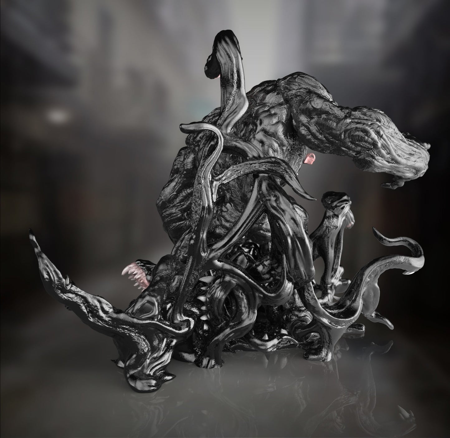 Venom - Marvel Comics 1/8 Scale - 3D Printed Garage Kit ガレージキット Resin Model Scale Figure フィギュア