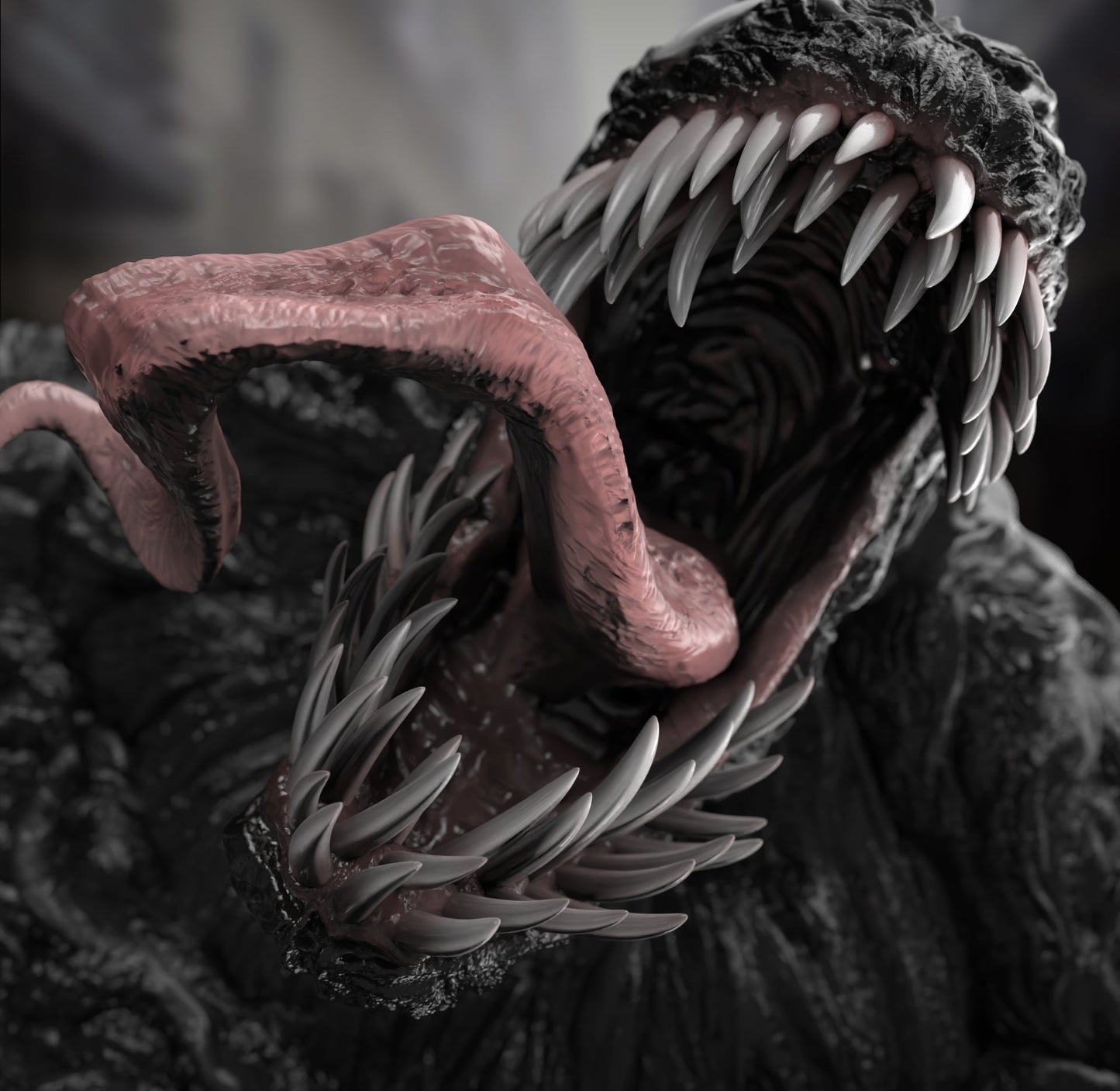 Venom - Marvel Comics 1/8 Scale - 3D Printed Garage Kit ガレージキット Resin Model Scale Figure フィギュア