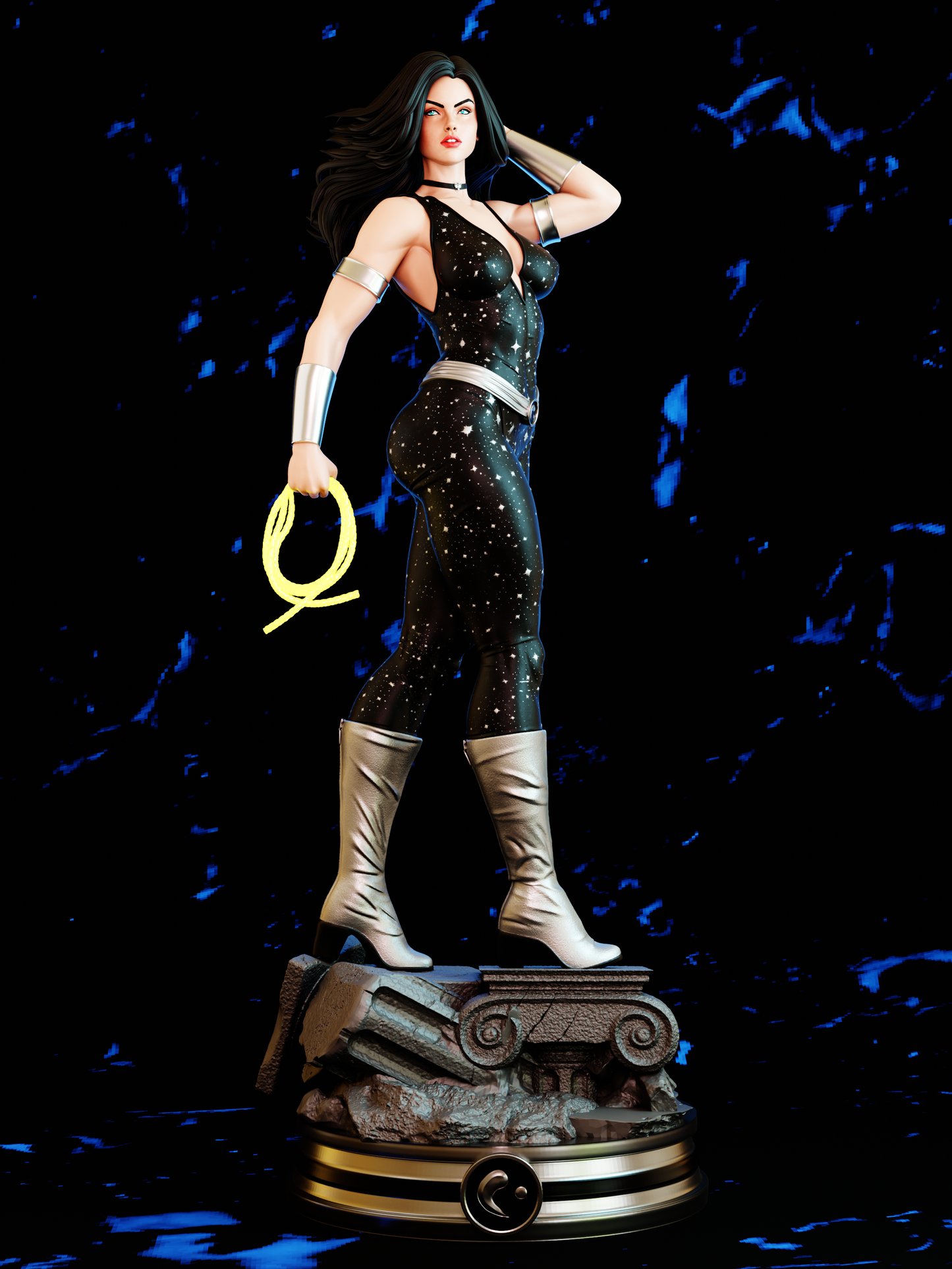 Donna Troy - DC Comics - STL 3D Print Files - 3D Printed Garage Kit ガレージキット Resin Model Scale Figure フィギュア