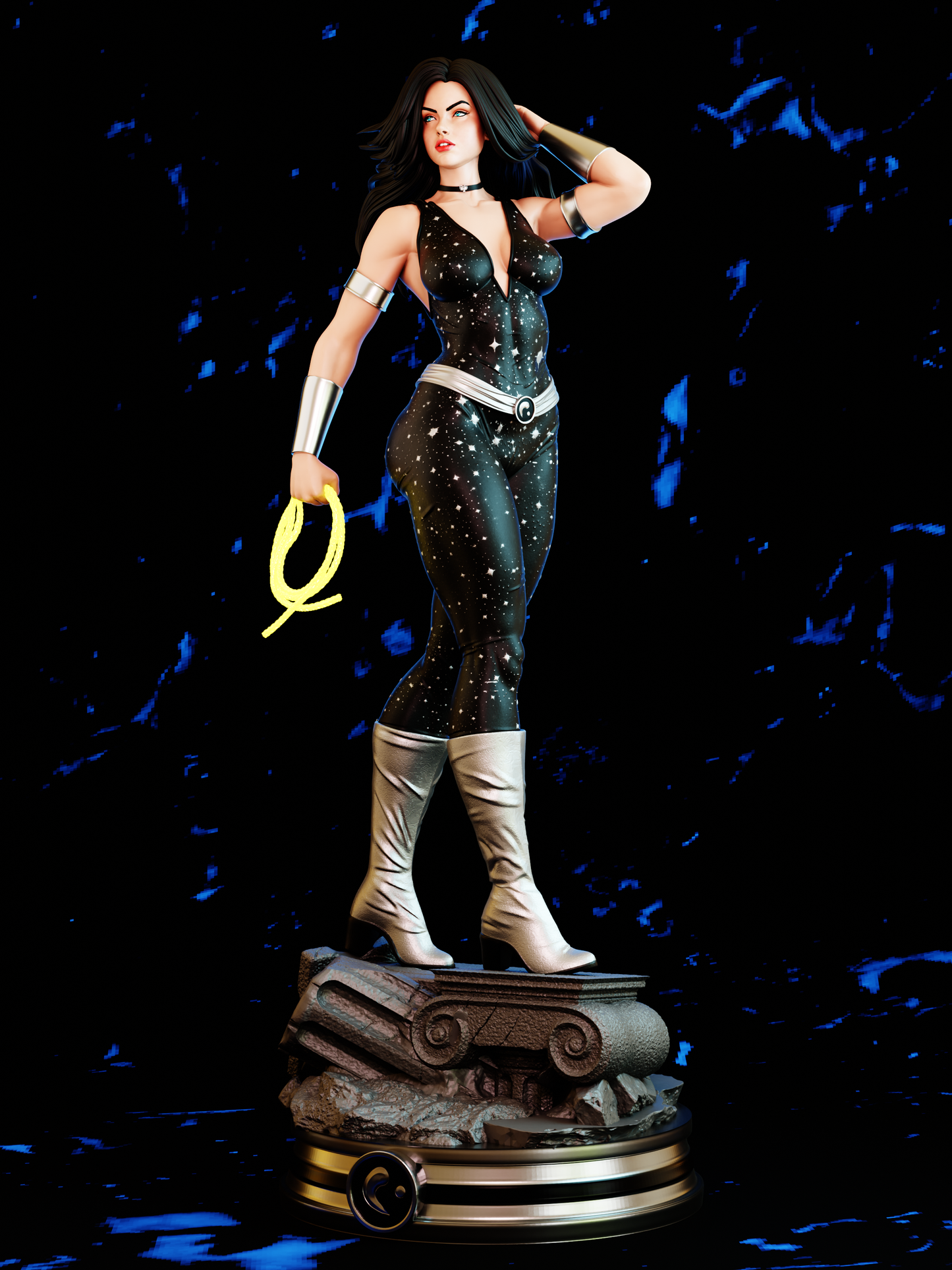 Donna Troy - DC Comics - STL 3D Print Files - 3D Printed Garage Kit ガレージキット Resin Model Scale Figure フィギュア