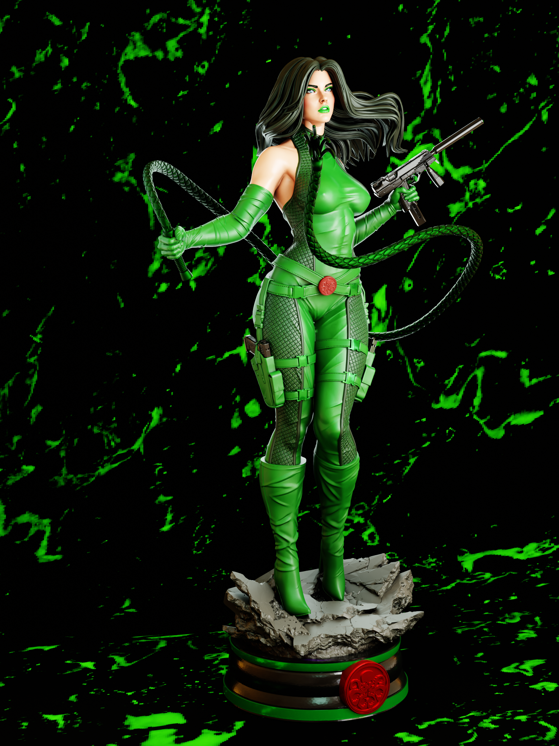 Madame Hydra - Marvel Comics 1/8 Scale - 3D Printed Garage Kit ガレージキット Resin Model Scale Figure フィギュア