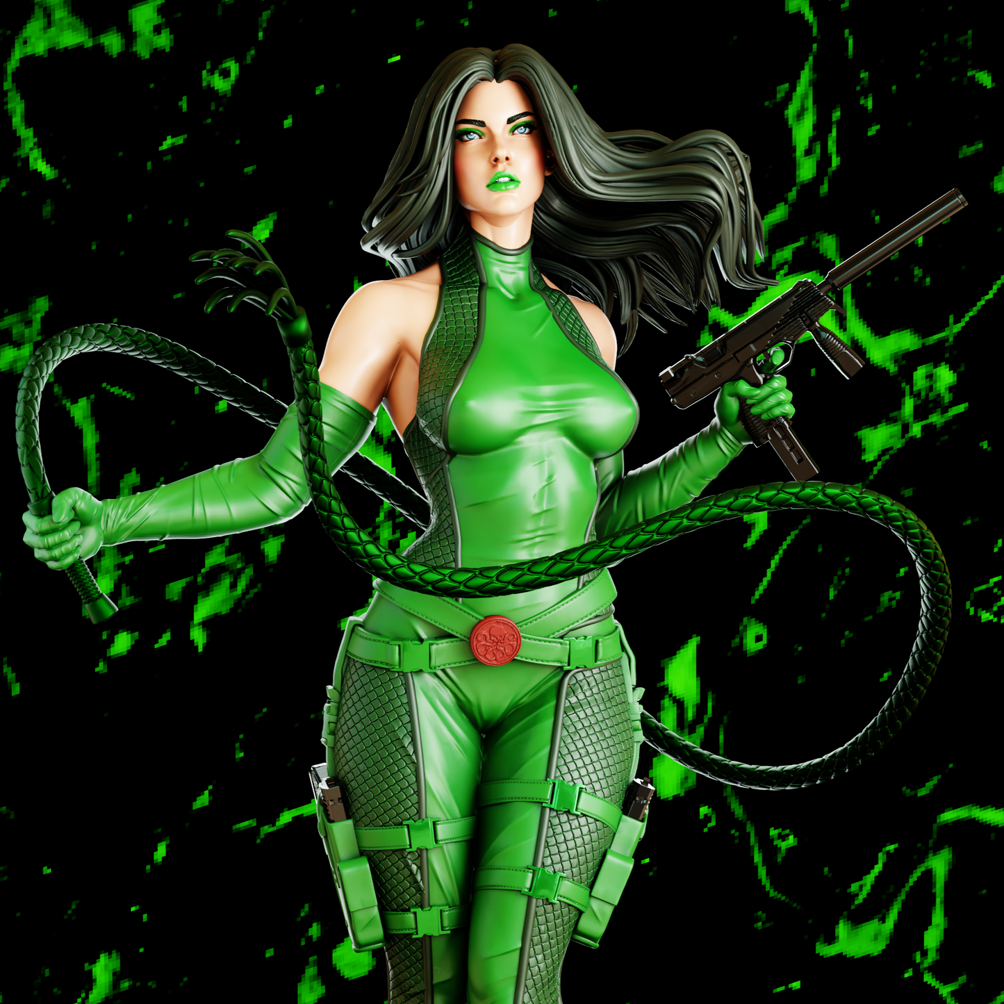 Madame Hydra - Marvel Comics 1/8 Scale - 3D Printed Garage Kit ガレージキット Resin Model Scale Figure フィギュア