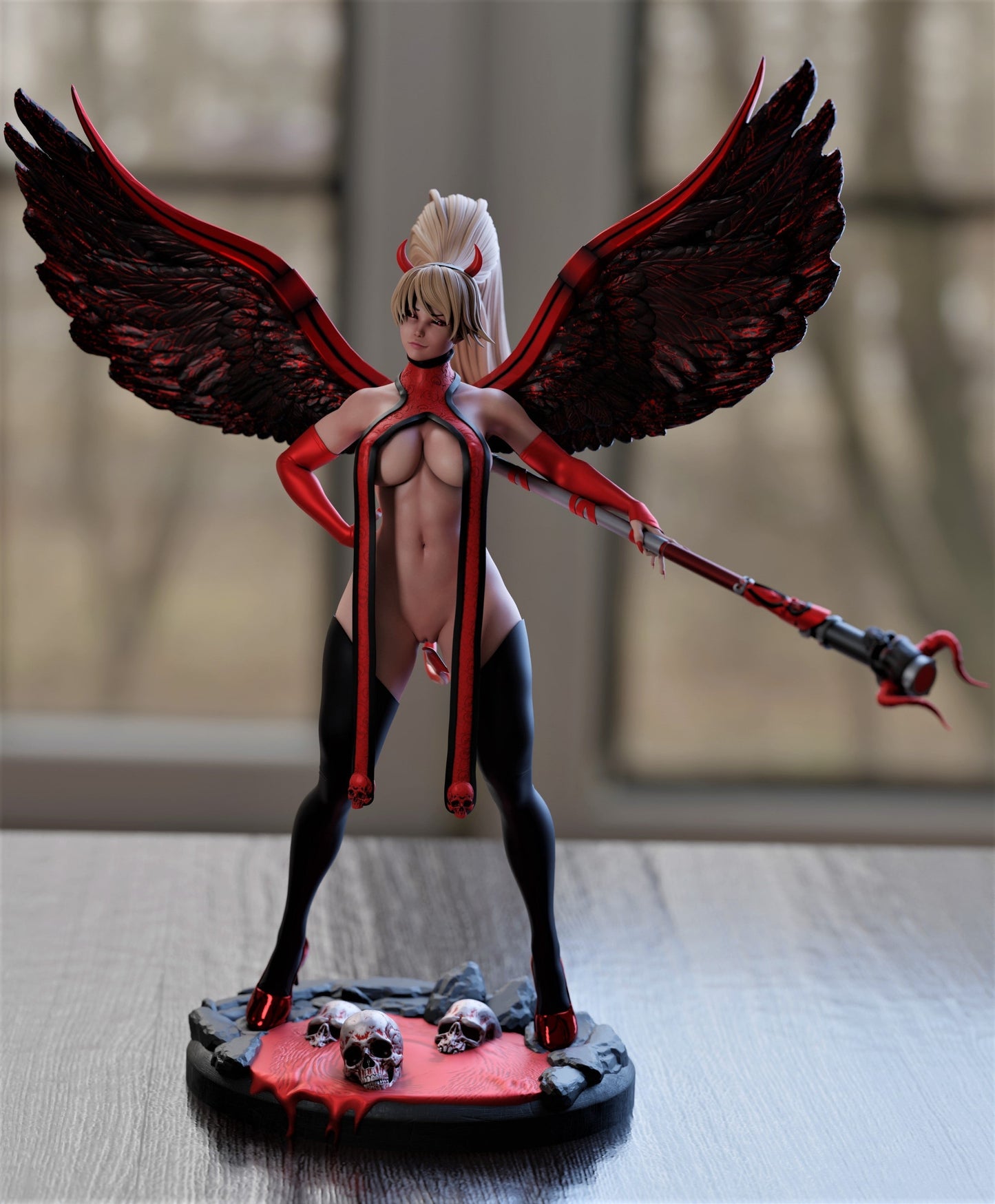 Pink Mercy Special Edition - Overwatch - STL 3D Print Files - 3D Printed Garage Kit ガレージキット Resin Model Scale Figure フィギュア