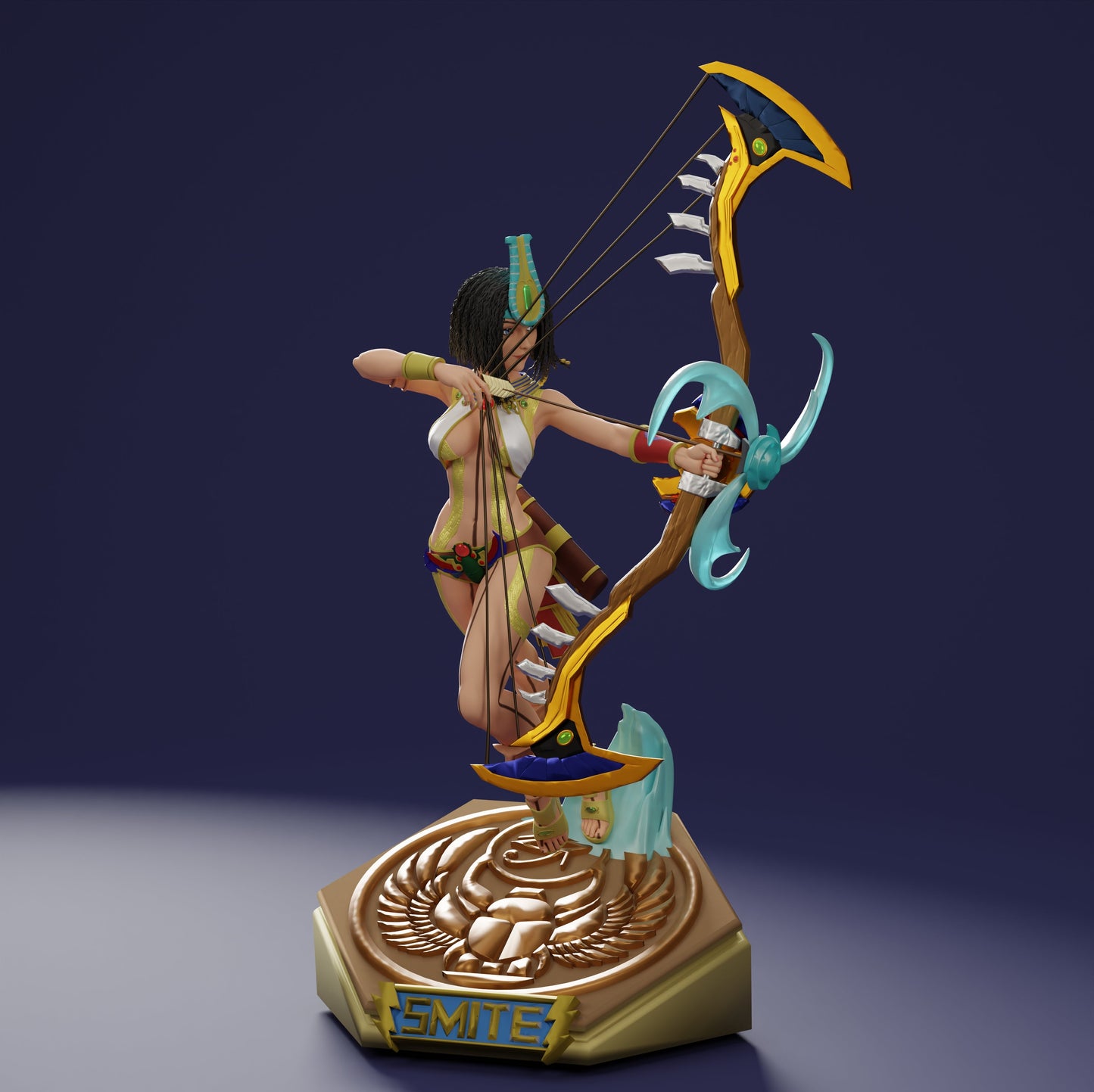 NEITH Special Edition - SMITE - STL 3D Print Files - 3D Printed Garage Kit ガレージキット Resin Model Scale Figure フィギュア