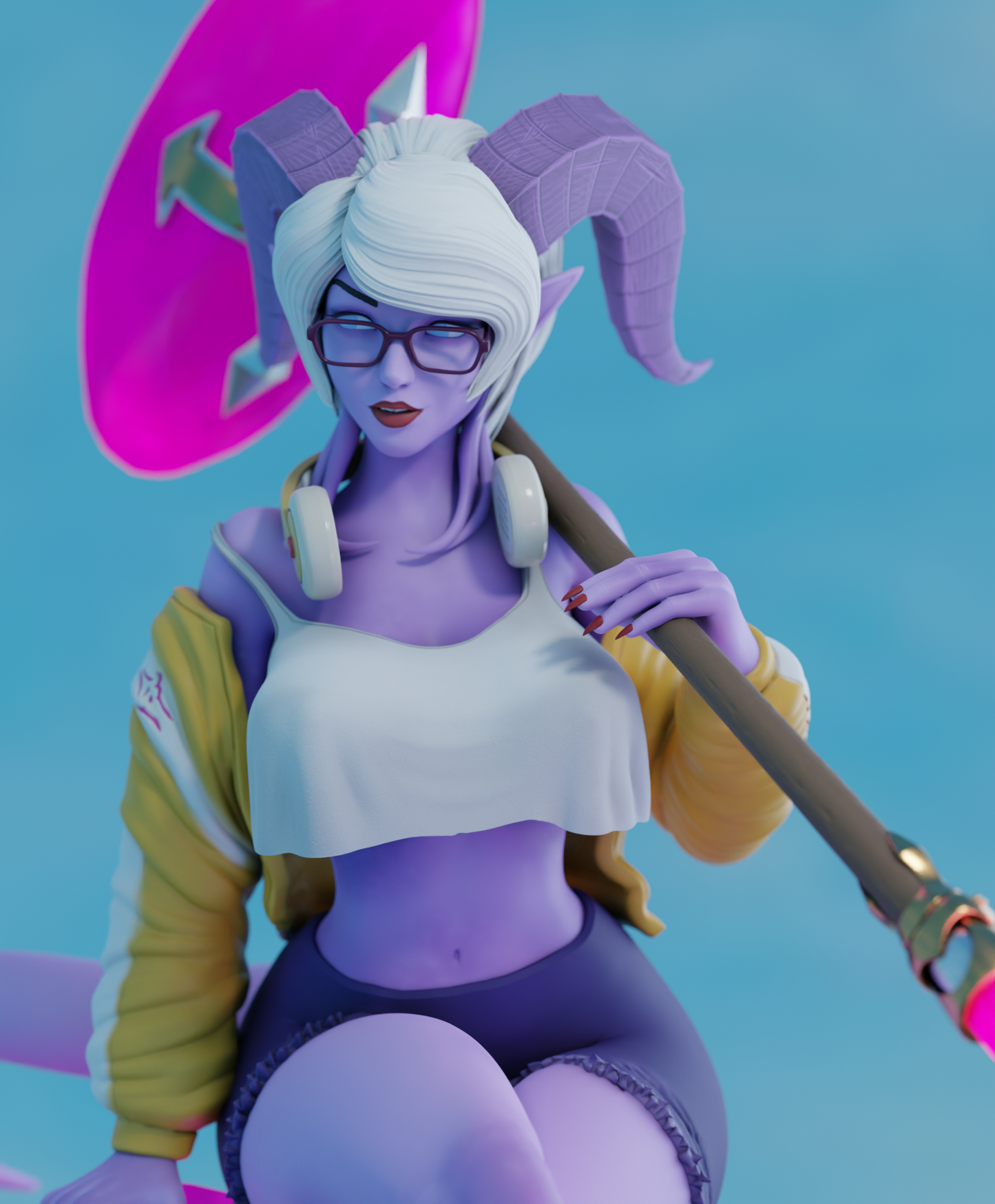 Yrel Special Edition - World of Warcraft - STL 3D Print Files - 3D Printed Garage Kit ガレージキット Resin Model Scale Figure フィギュア