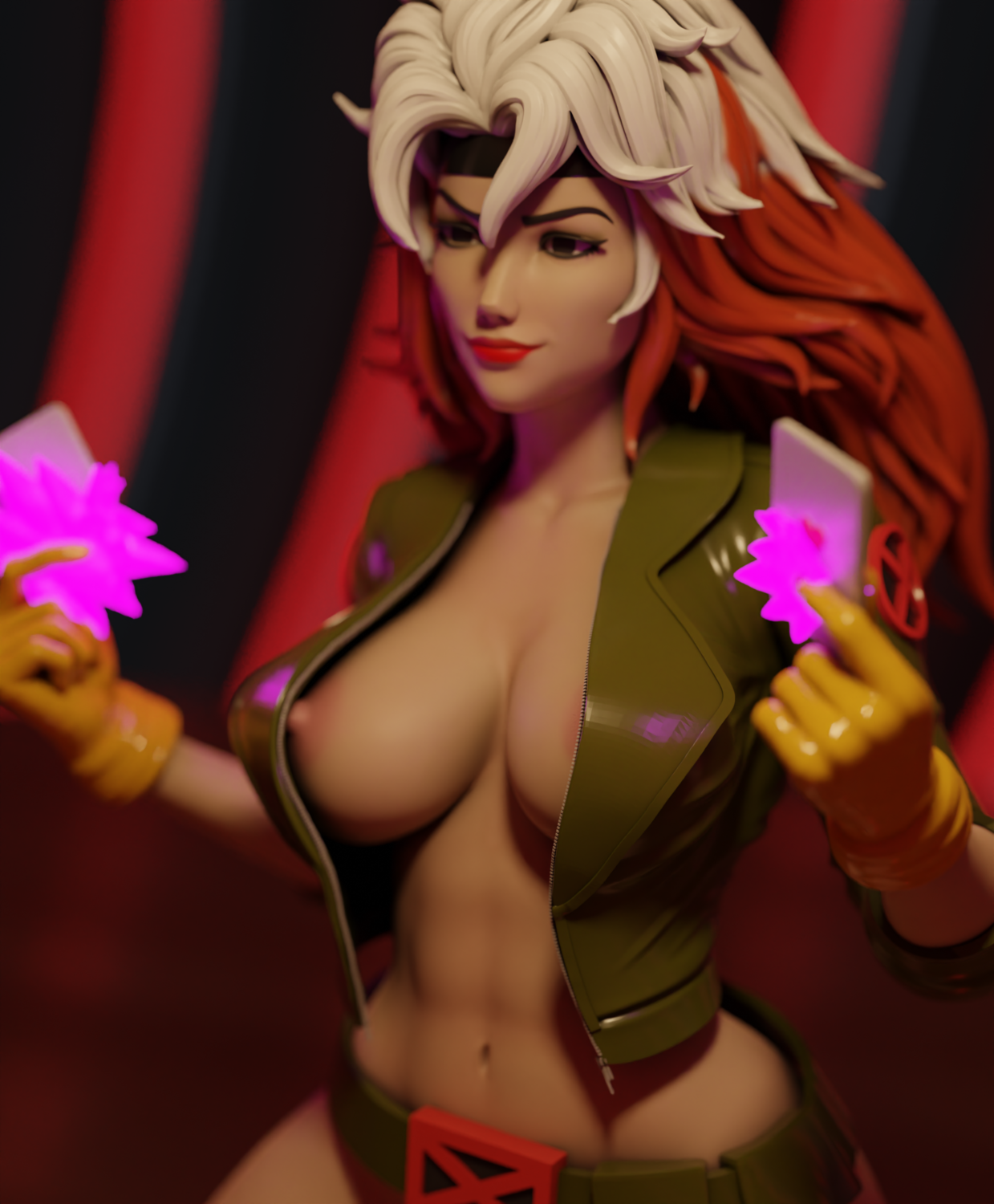 1425 Rogue 90 Special Edition - X-men - STL 3D Print Files - 3D Printed Garage Kit ガレージキット Resin Model Scale Figure フィギュア