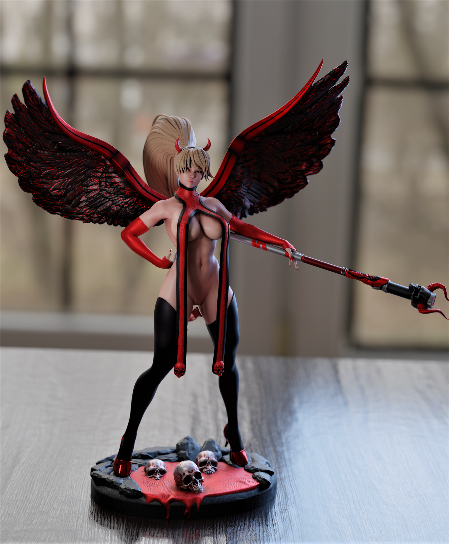 Pink Mercy Special Edition - Overwatch - STL 3D Print Files - 3D Printed Garage Kit ガレージキット Resin Model Scale Figure フィギュア