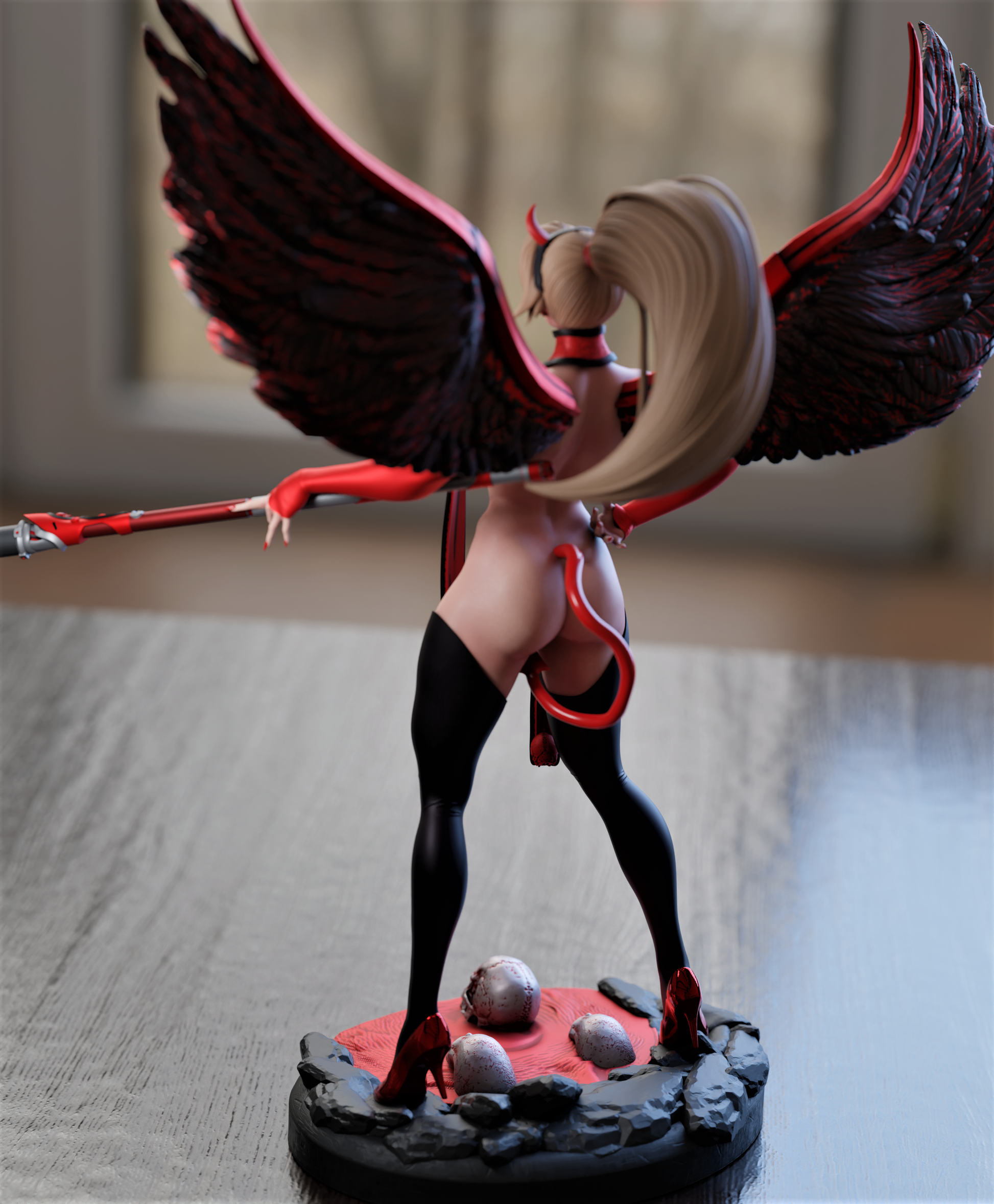 Pink Mercy Special Edition - Overwatch - STL 3D Print Files - 3D Printed Garage Kit ガレージキット Resin Model Scale Figure フィギュア