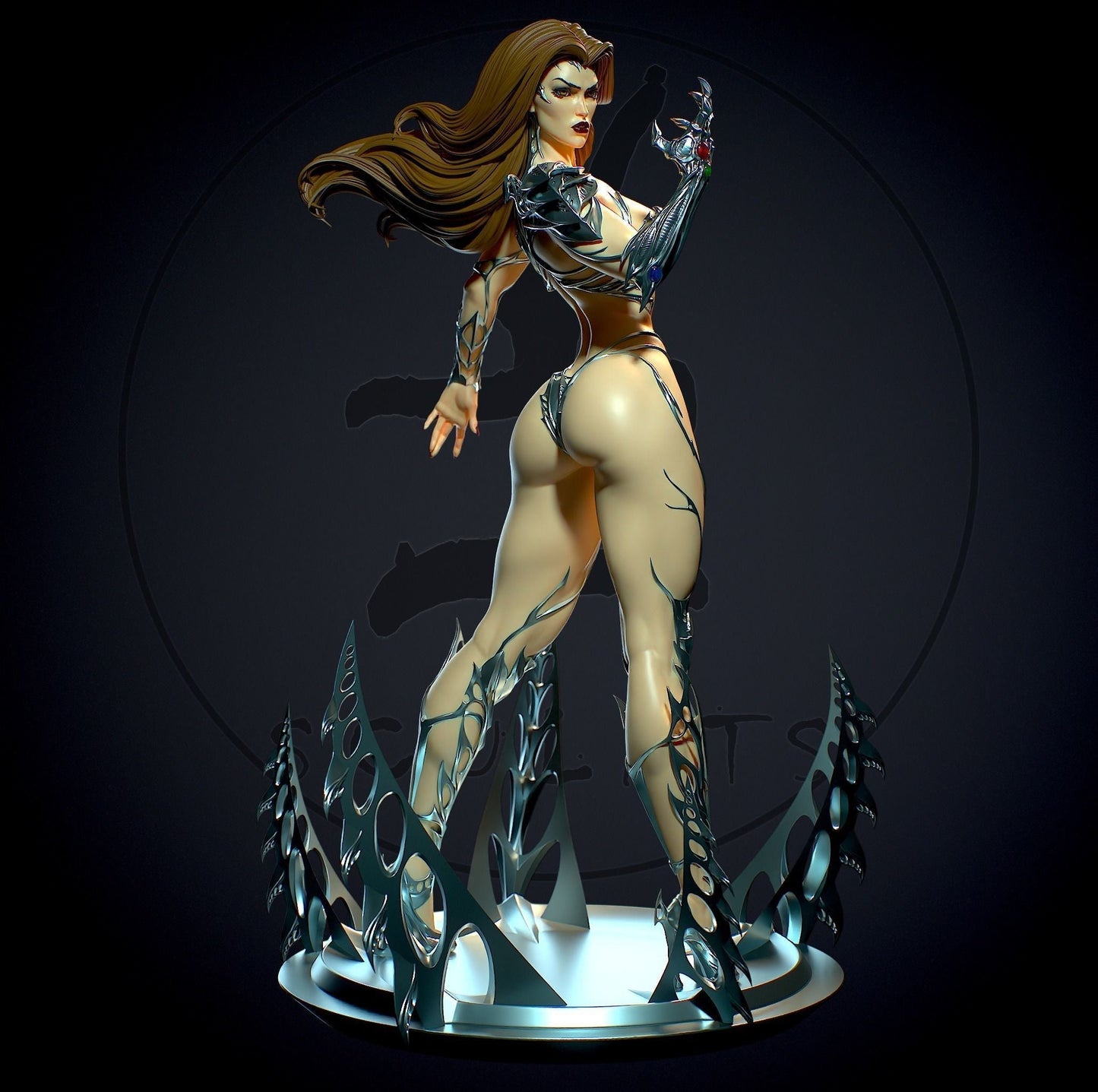 1472 Sara Pezzini Special Edition - Witchblade - STL 3D Print Files - 3D Printed Garage Kit ガレージキット Resin Model Scale Figure フィギュア