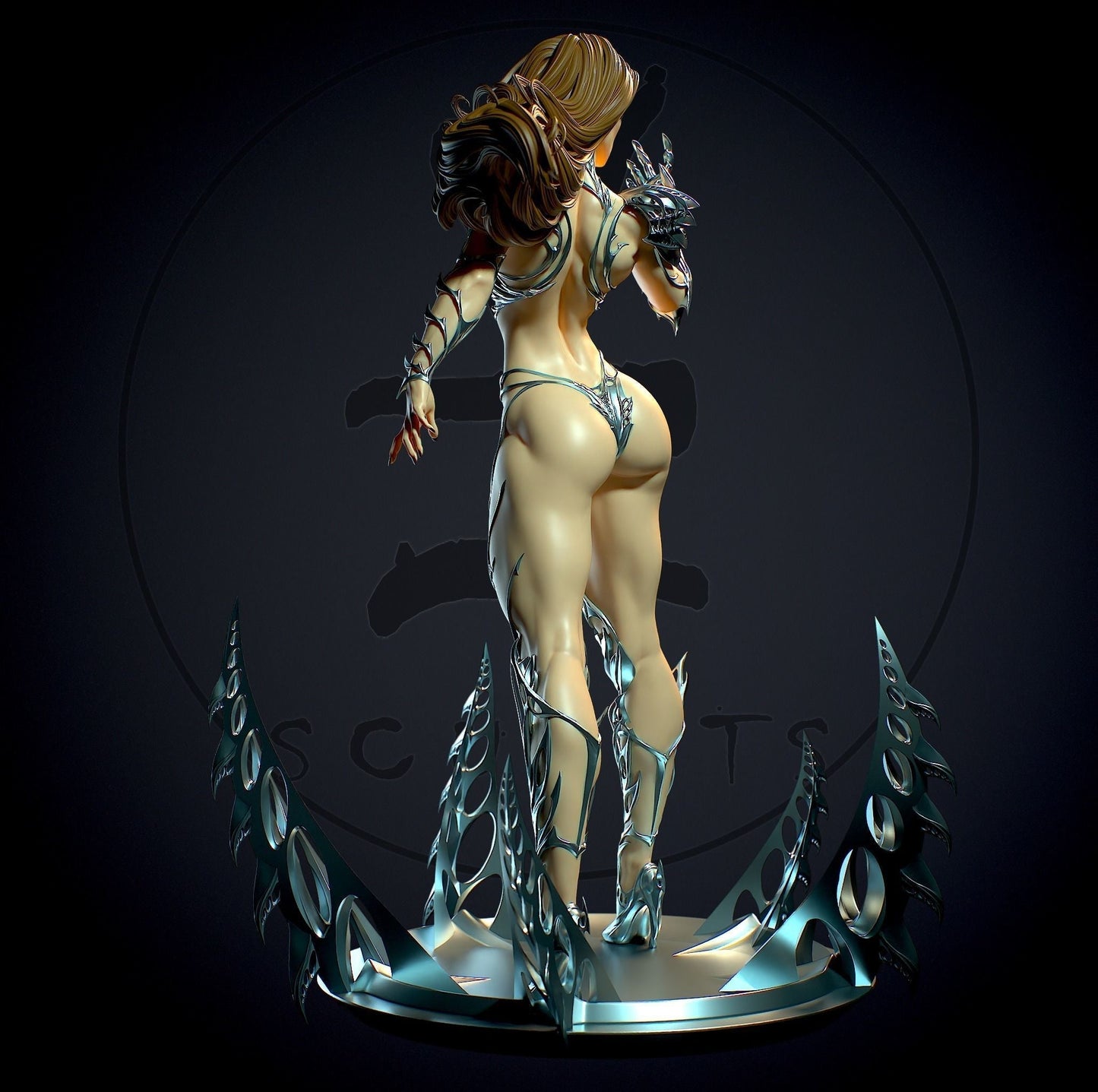 1472 Sara Pezzini Special Edition - Witchblade - STL 3D Print Files - 3D Printed Garage Kit ガレージキット Resin Model Scale Figure フィギュア
