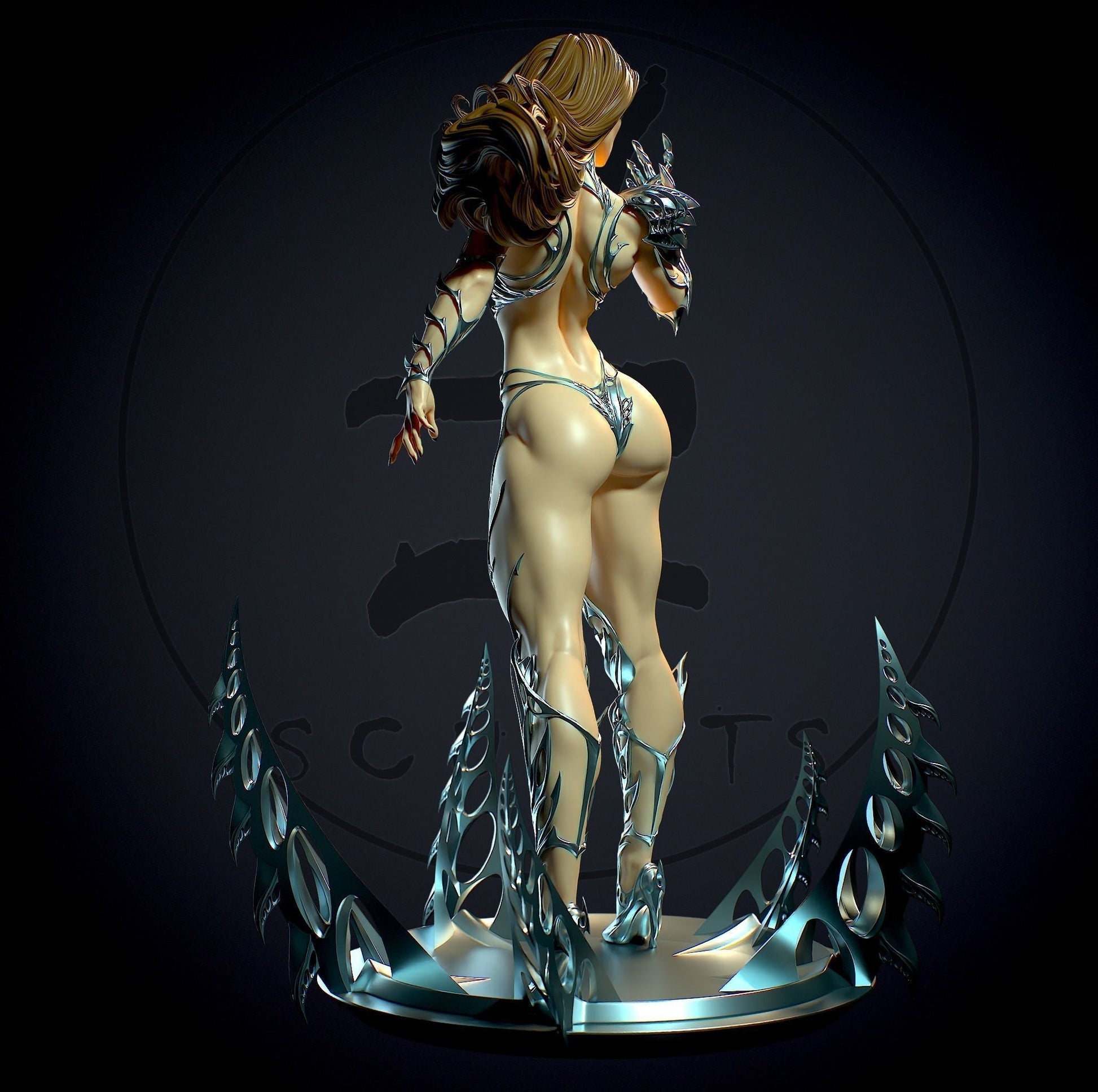 1472 Sara Pezzini Special Edition - Witchblade - STL 3D Print Files - 3D Printed Garage Kit ガレージキット Resin Model Scale Figure フィギュア