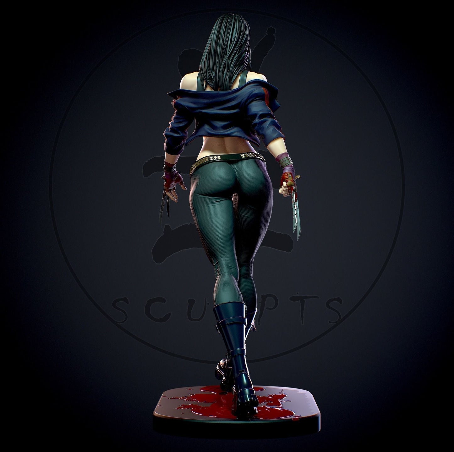 1260 X-23 Special Edition - X-men - STL 3D Print Files - 3D Printed Garage Kit ガレージキット Resin Model Scale Figure フィギュア