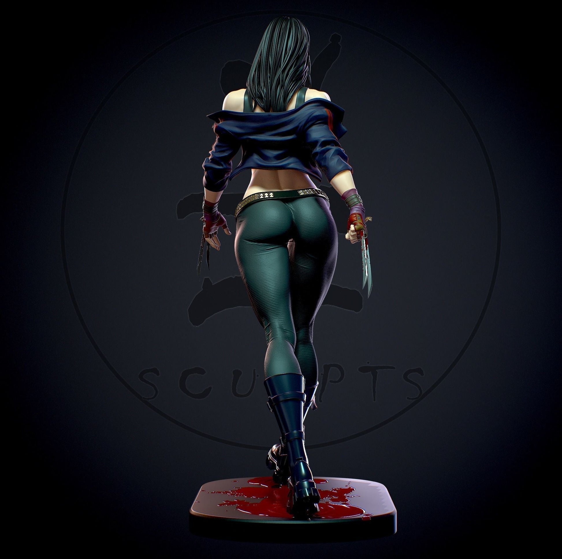 1260 X-23 Special Edition - X-men - STL 3D Print Files - 3D Printed Garage Kit ガレージキット Resin Model Scale Figure フィギュア