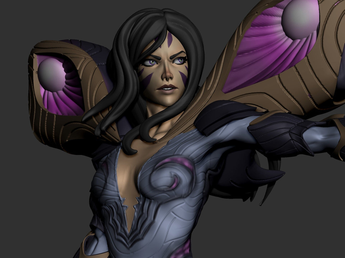 Kai'Sa - League of Legends 1/8 Scale - 3D Printed Garage Kit ガレージキット Resin Model Scale Figure フィギュア