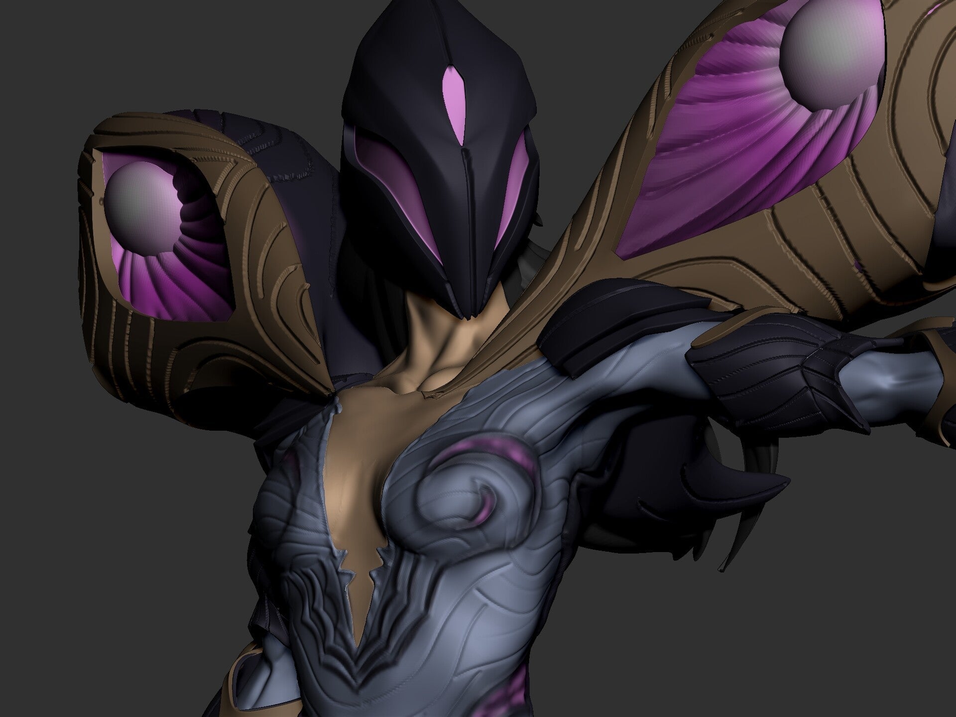 Kai'Sa - League of Legends 1/8 Scale - 3D Printed Garage Kit ガレージキット Resin Model Scale Figure フィギュア