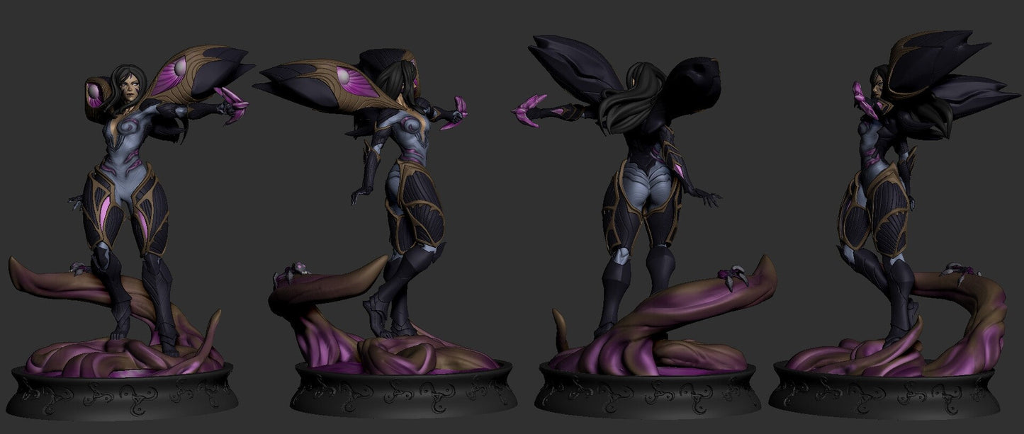 Kai'Sa - League of Legends 1/8 Scale - 3D Printed Garage Kit ガレージキット Resin Model Scale Figure フィギュア