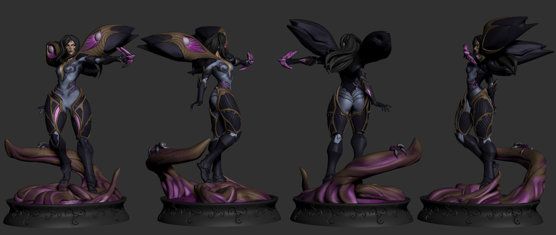 Kai'Sa - League of Legends 1/8 Scale - 3D Printed Garage Kit ガレージキット Resin Model Scale Figure フィギュア