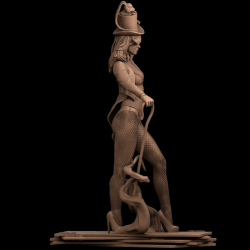 Zatanna - STL 3D Print Files - 3D Printed Garage Kit ガレージキット Resin Model Scale Figure フィギュア