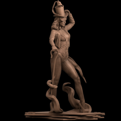 Zatanna - STL 3D Print Files - 3D Printed Garage Kit ガレージキット Resin Model Scale Figure フィギュア
