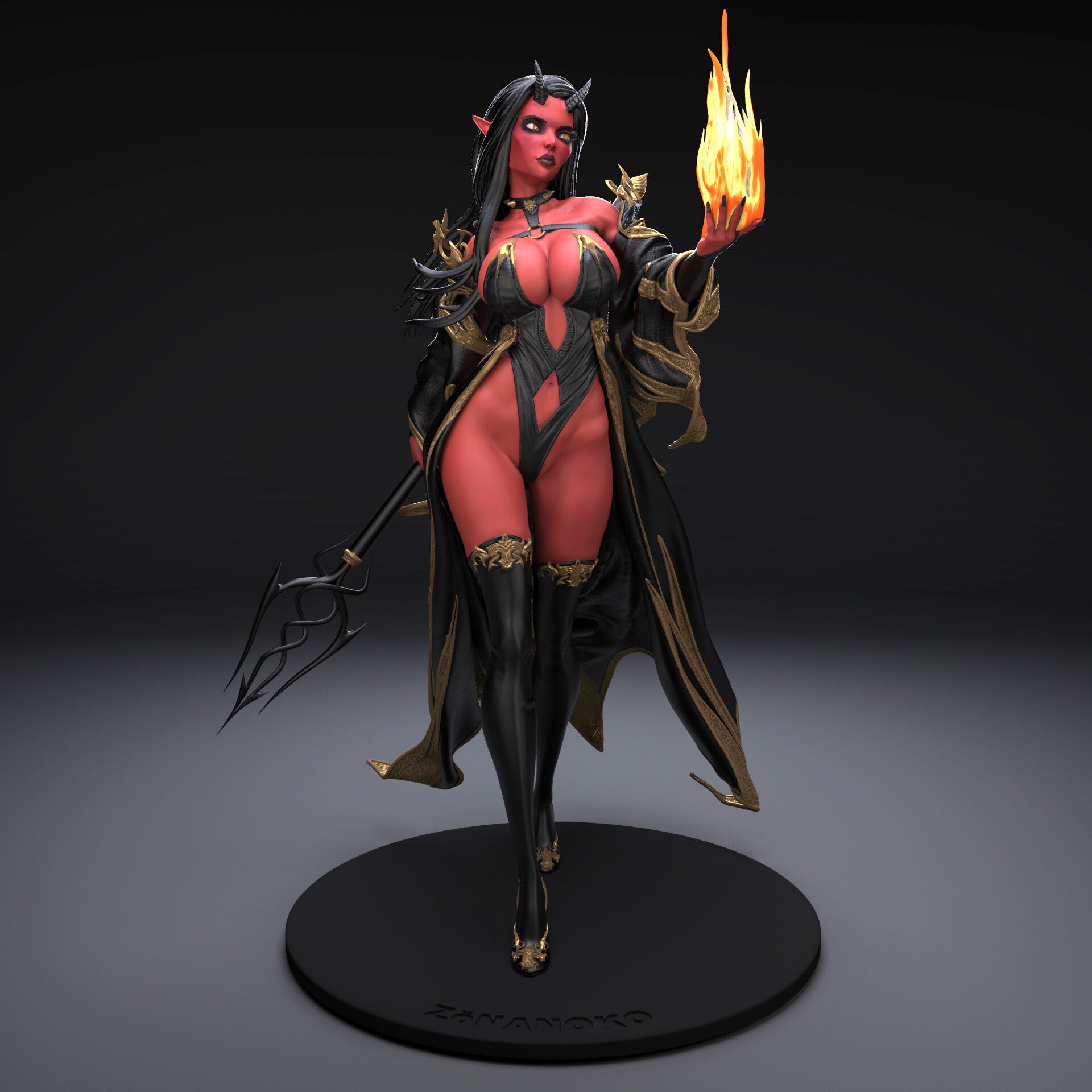 1603 Sexy Devil - STL 3D Print Files - 3D Printed Garage Kit ガレージキット Resin Model Scale Figure フィギュア