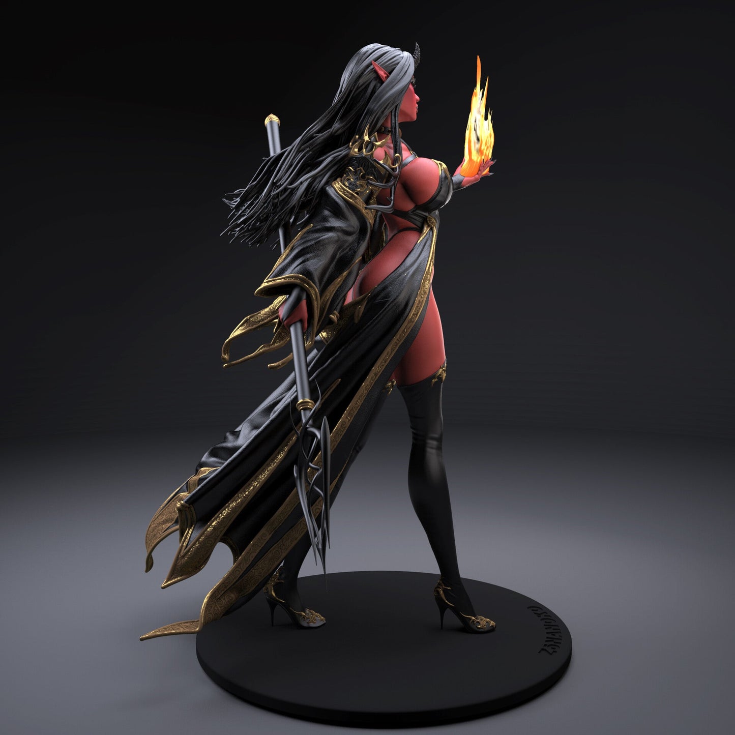 1603 Sexy Devil - STL 3D Print Files - 3D Printed Garage Kit ガレージキット Resin Model Scale Figure フィギュア