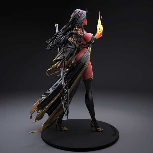 1603 Sexy Devil - STL 3D Print Files - 3D Printed Garage Kit ガレージキット Resin Model Scale Figure フィギュア