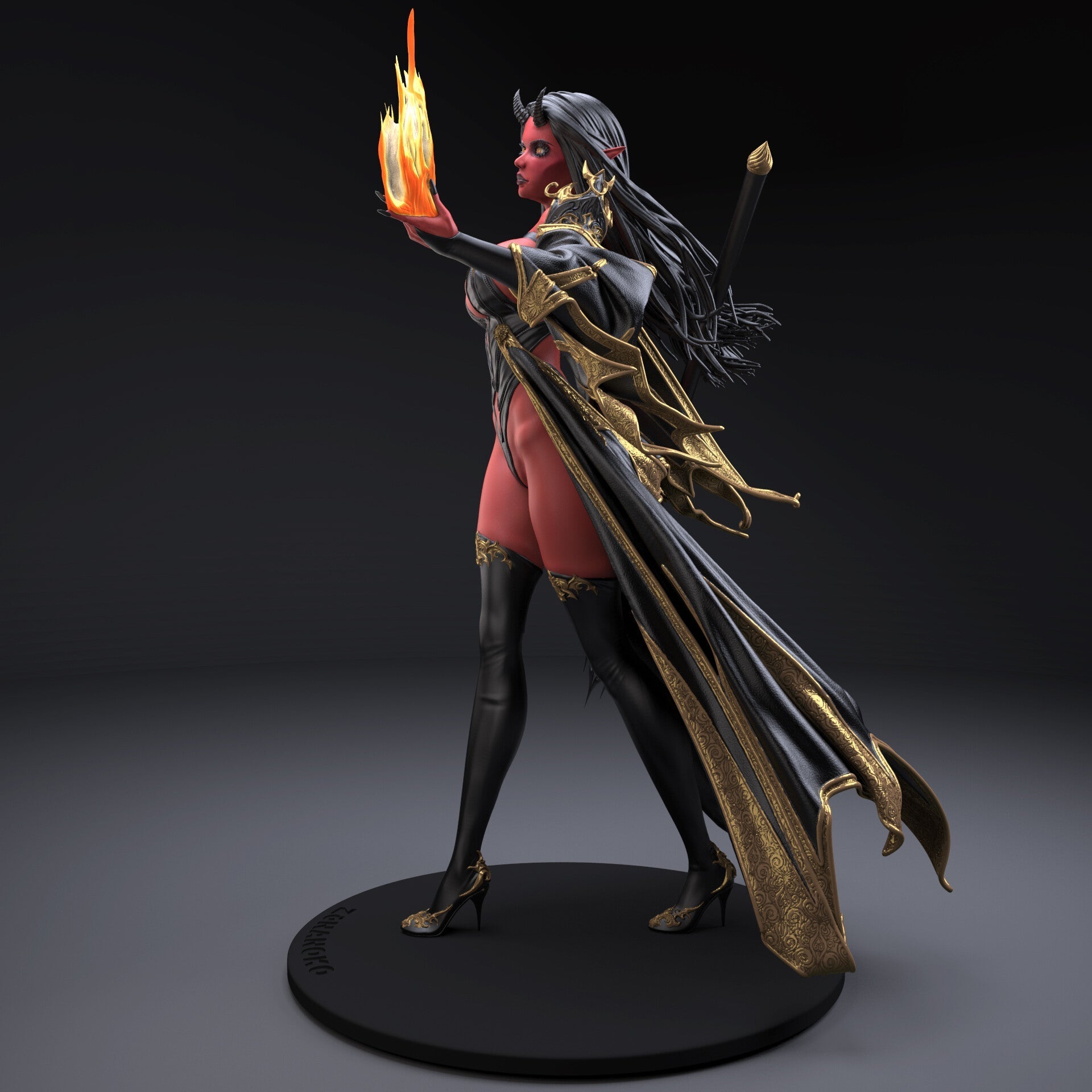 1603 Sexy Devil - STL 3D Print Files - 3D Printed Garage Kit ガレージキット Resin Model Scale Figure フィギュア