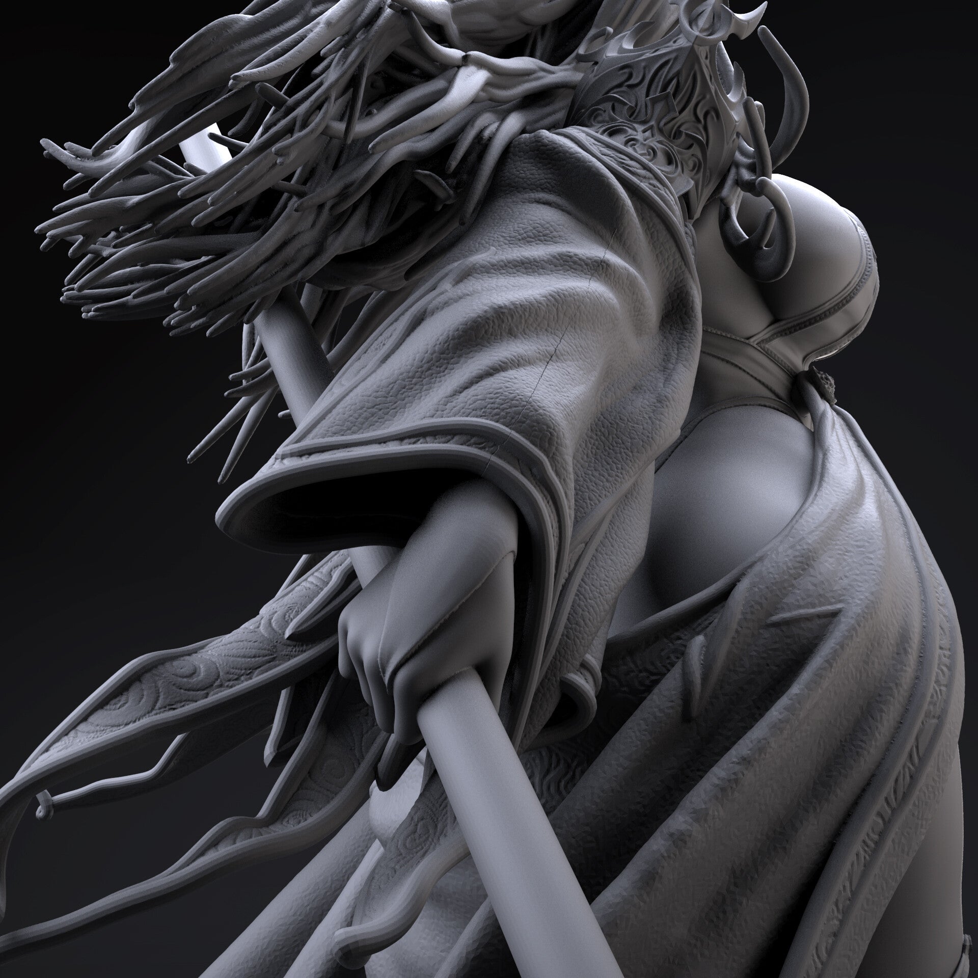 1603 Sexy Devil - STL 3D Print Files - 3D Printed Garage Kit ガレージキット Resin Model Scale Figure フィギュア