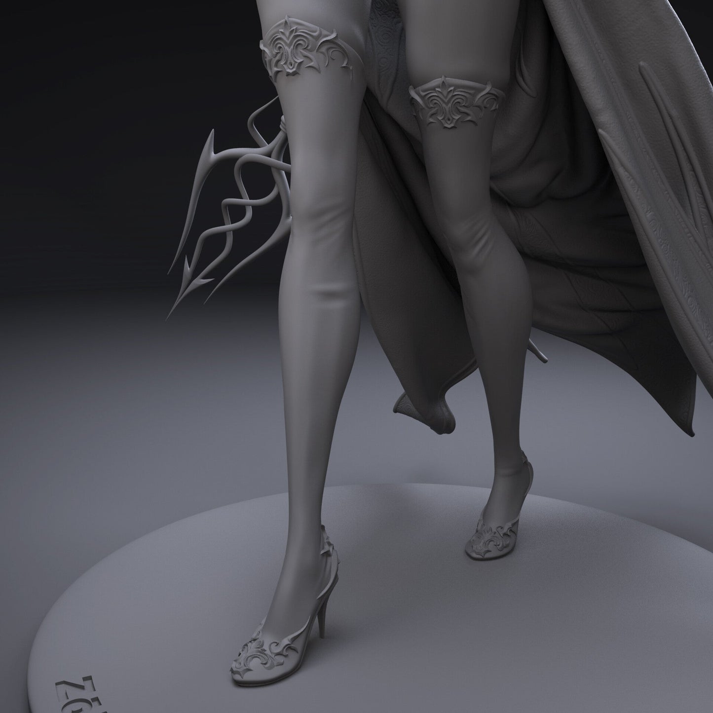 1603 Sexy Devil - STL 3D Print Files - 3D Printed Garage Kit ガレージキット Resin Model Scale Figure フィギュア
