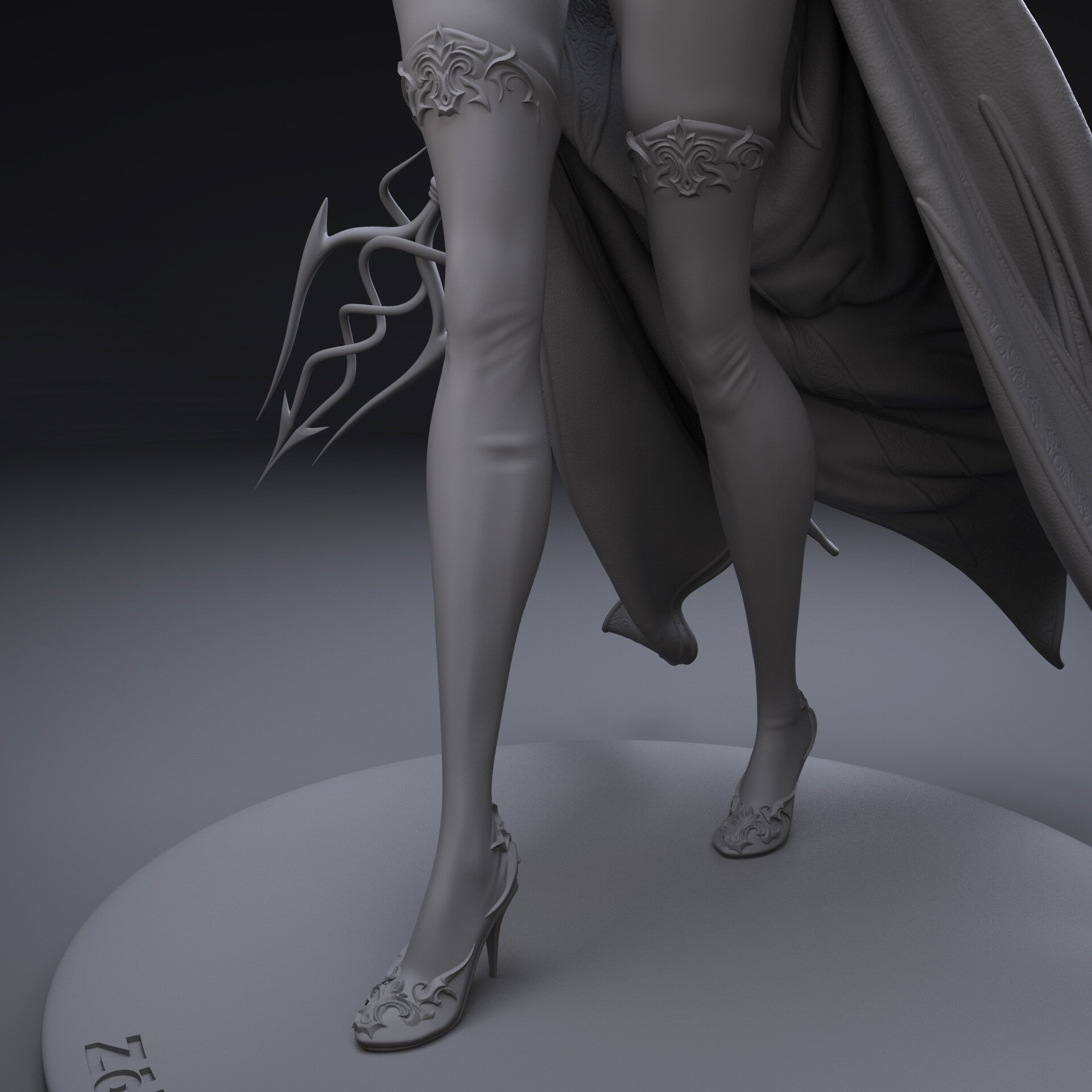 1603 Sexy Devil - STL 3D Print Files - 3D Printed Garage Kit ガレージキット Resin Model Scale Figure フィギュア