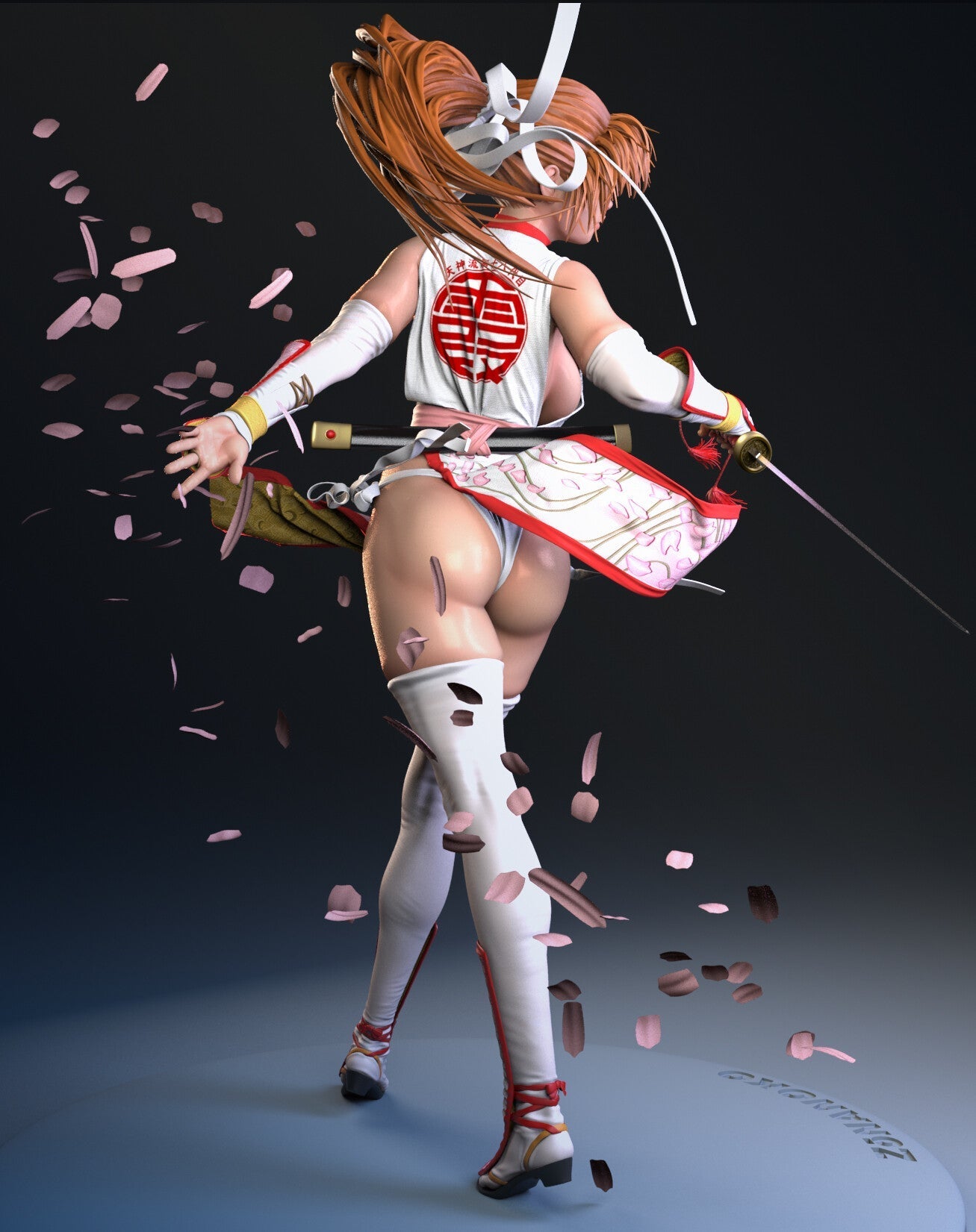 Kasumi - Dead or Alive 1/8 Scale - 3D Printed Garage Kit ガレージキット Resin Model Scale Figure フィギュア
